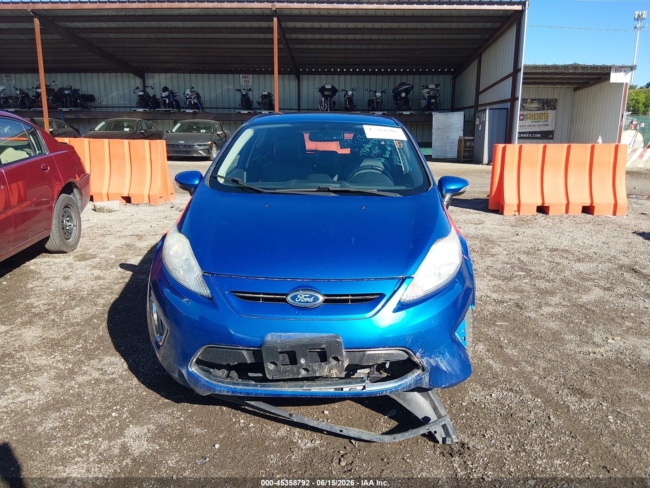 2011 Ford Fiesta Ses Blue vin: 3FADP4FJ3BM125763
