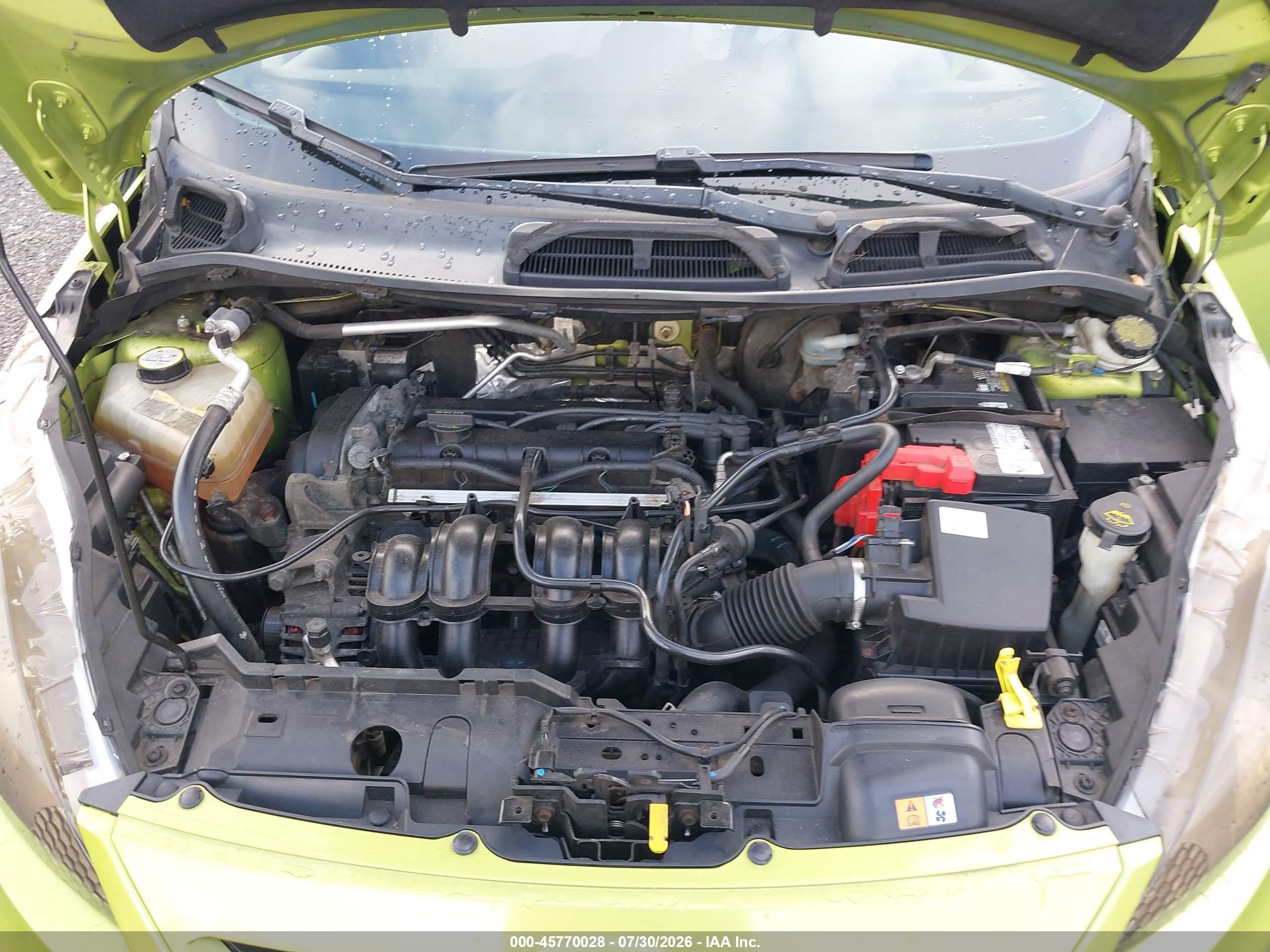 2013 Ford Fiesta Titanium Green vin: 3FADP4FJ3DM173525