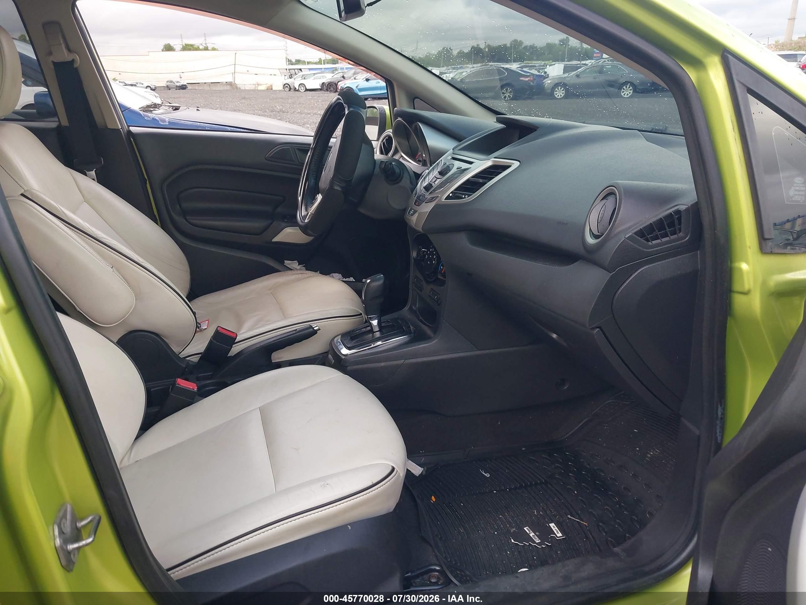 2013 Ford Fiesta Titanium Green vin: 3FADP4FJ3DM173525