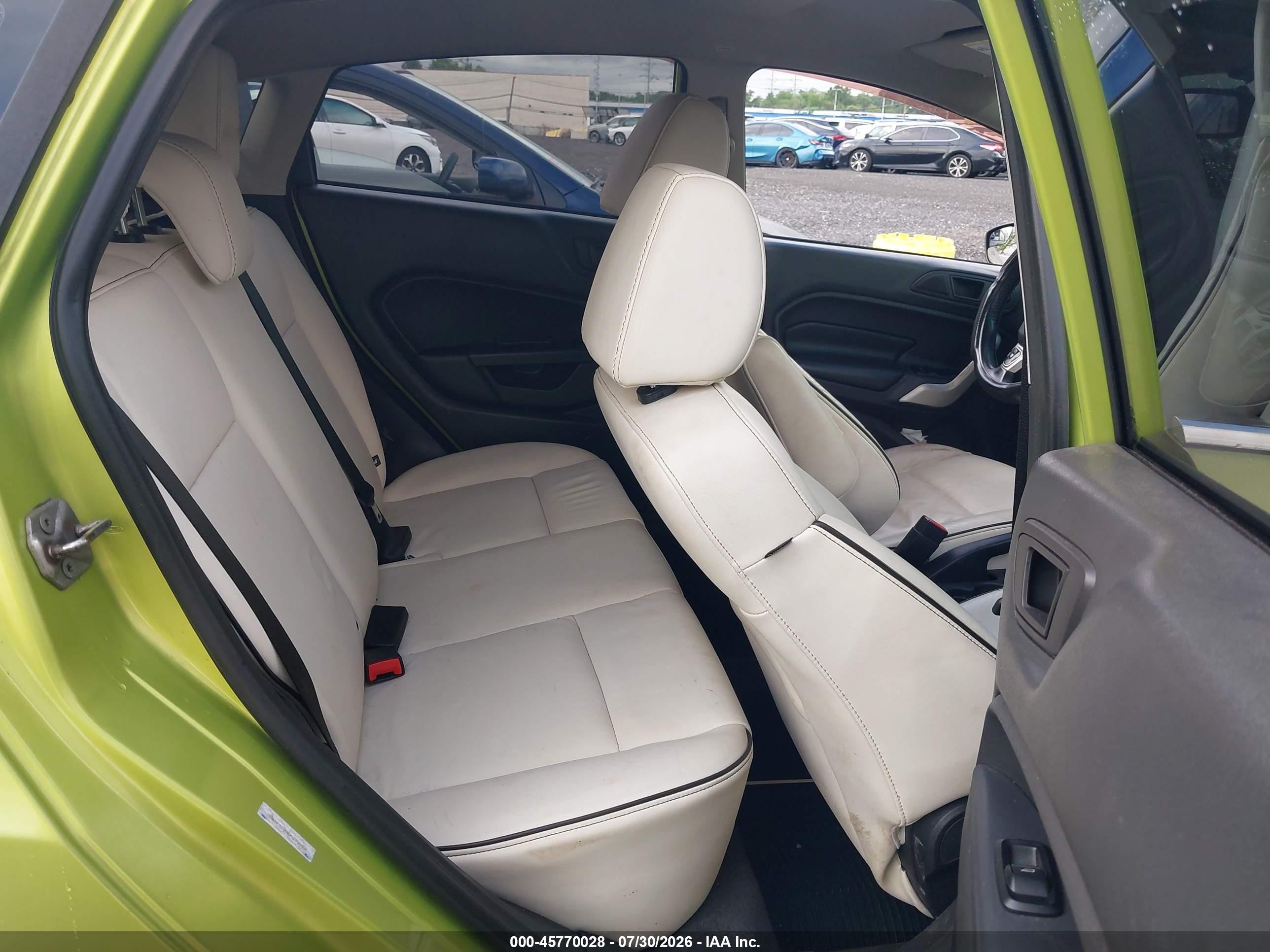 2013 Ford Fiesta Titanium Green vin: 3FADP4FJ3DM173525