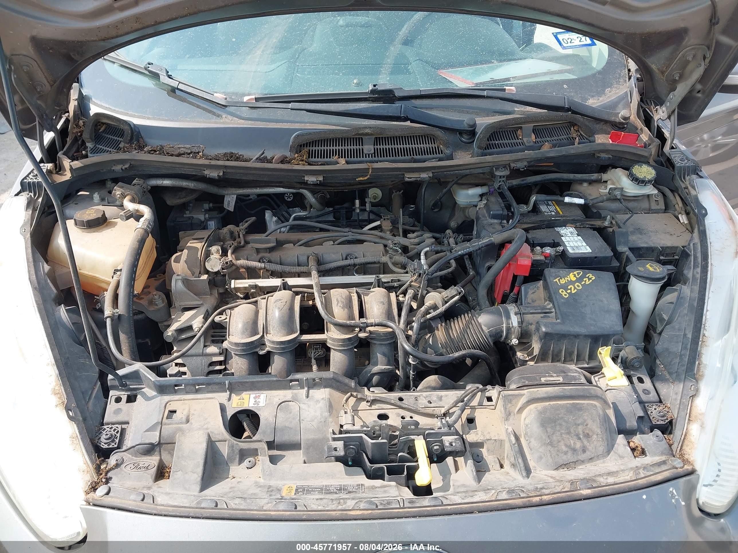 2014 Ford Fiesta Titanium Gray vin: 3FADP4FJ3EM176961