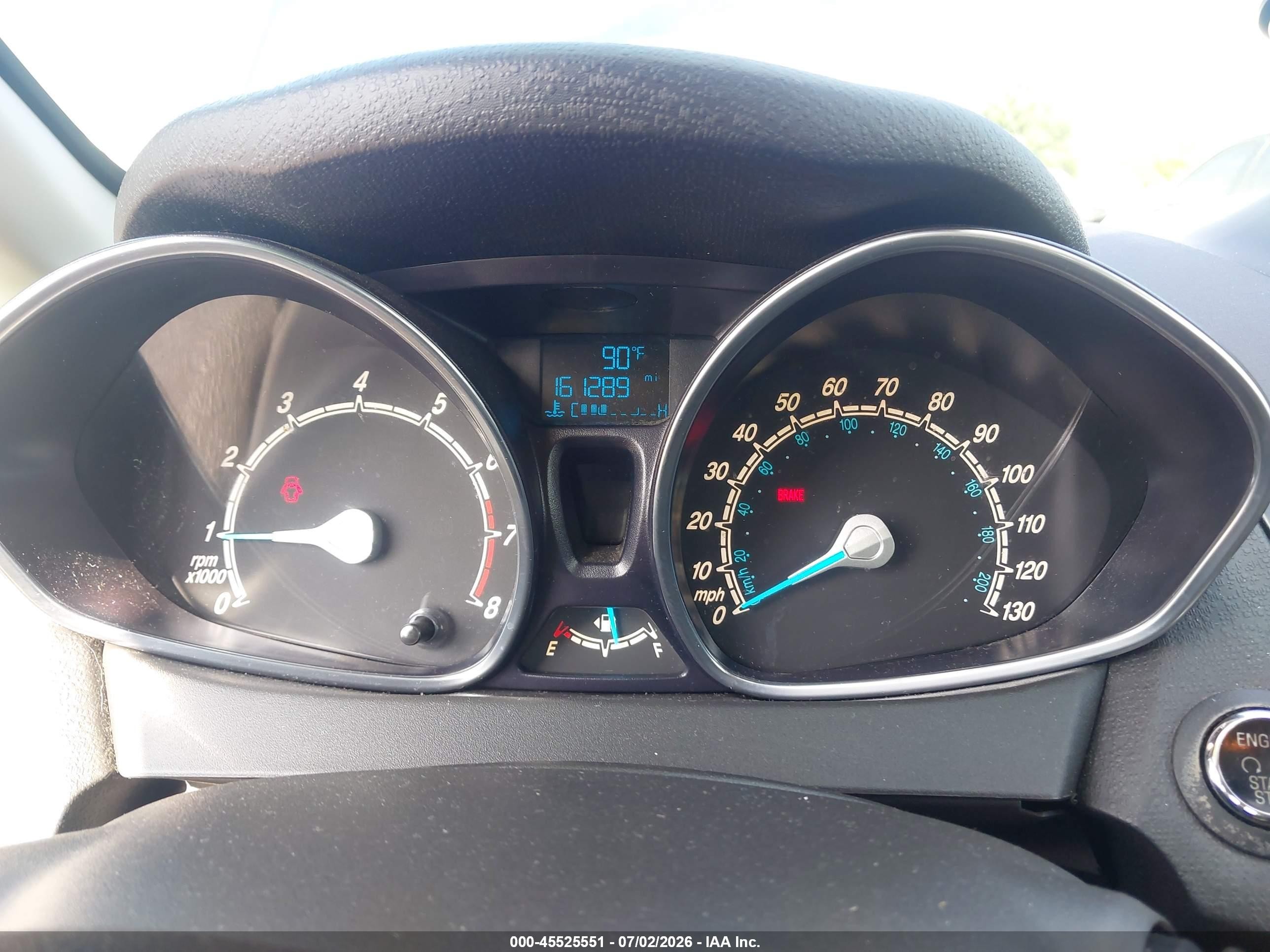 2014 Ford Fiesta Titanium Blue vin: 3FADP4FJ3EM219940