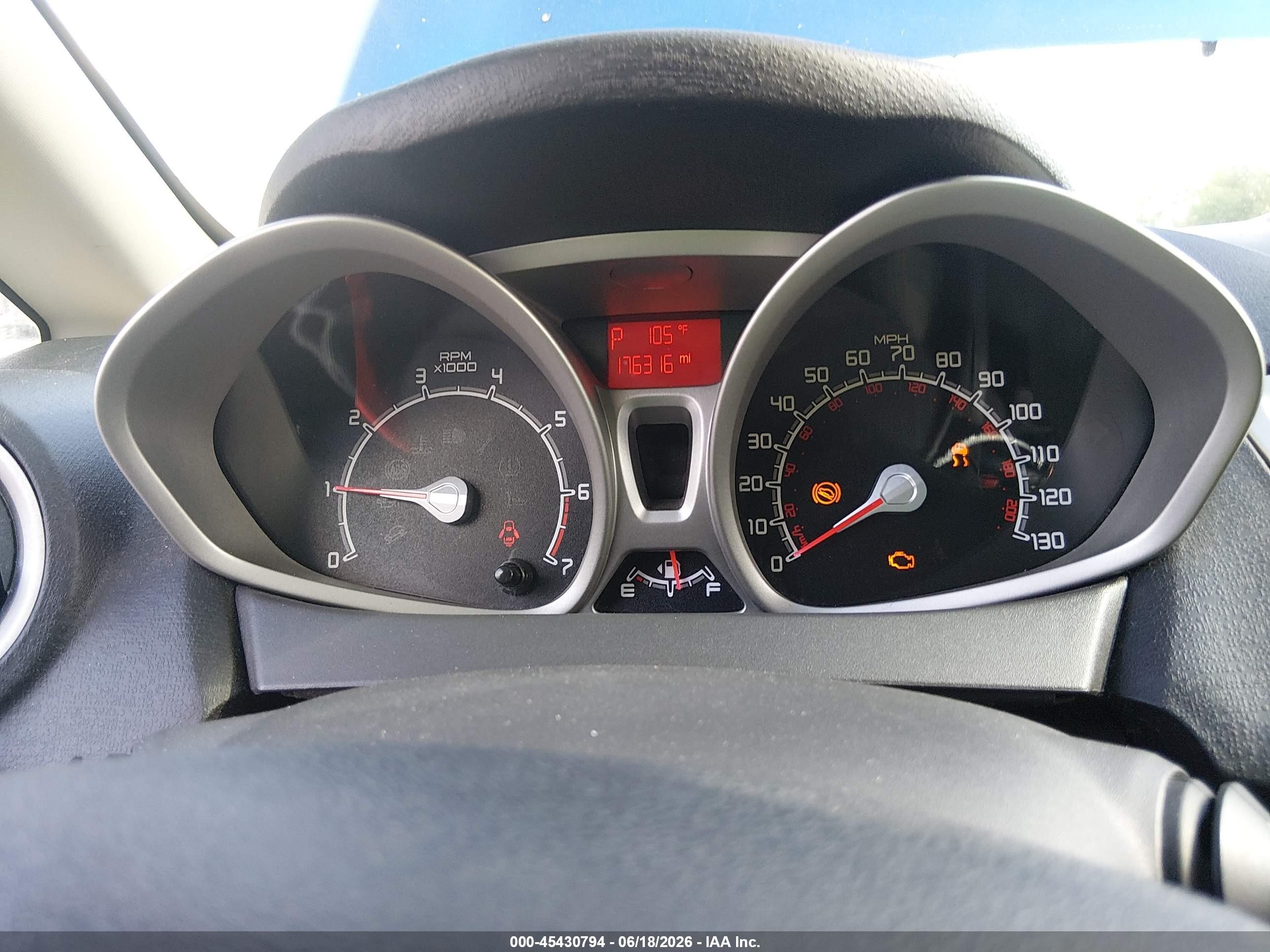 2011 Ford Fiesta Ses Blue vin: 3FADP4FJ4BM167875