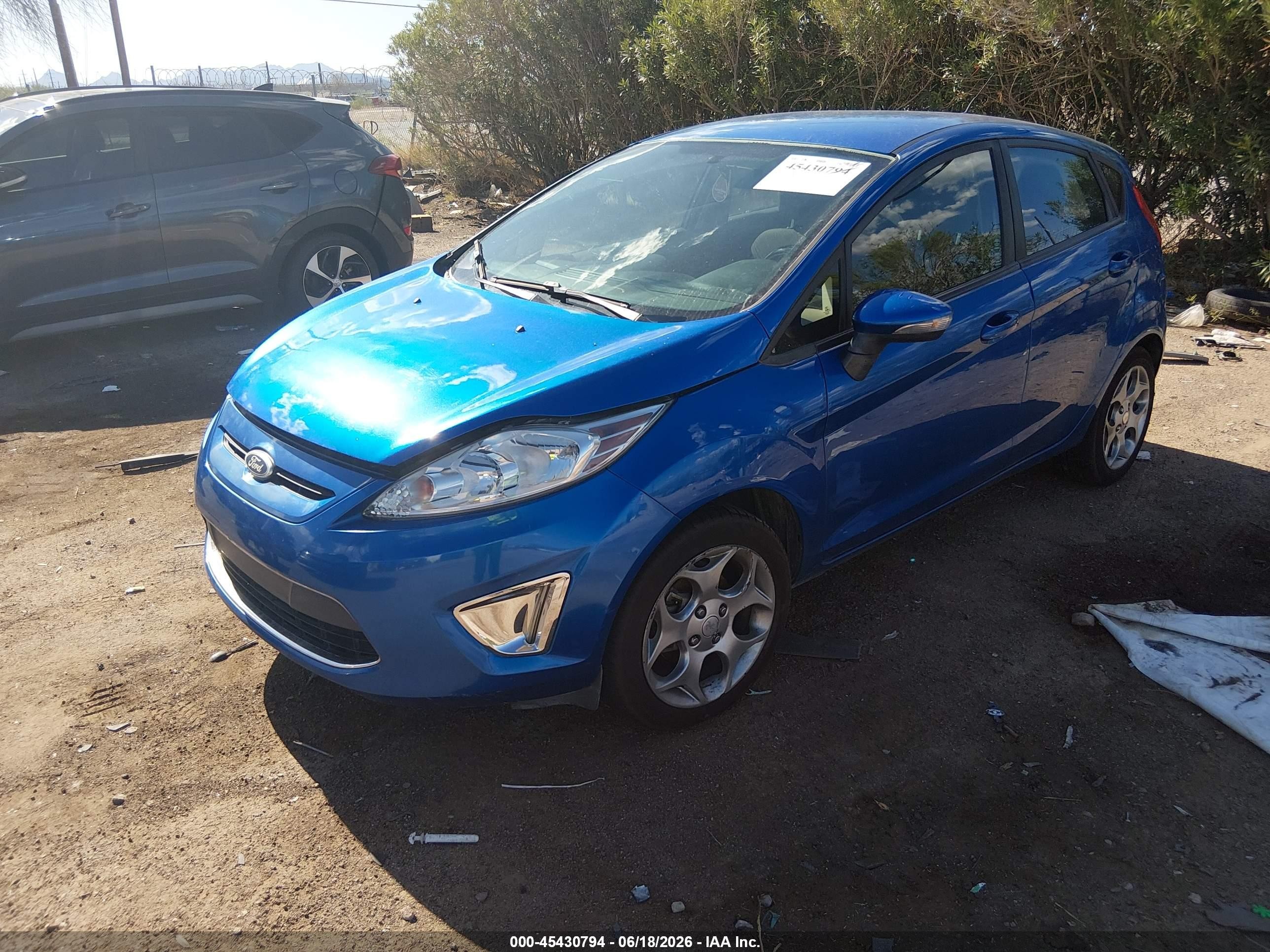 2011 Ford Fiesta Ses Blue vin: 3FADP4FJ4BM167875