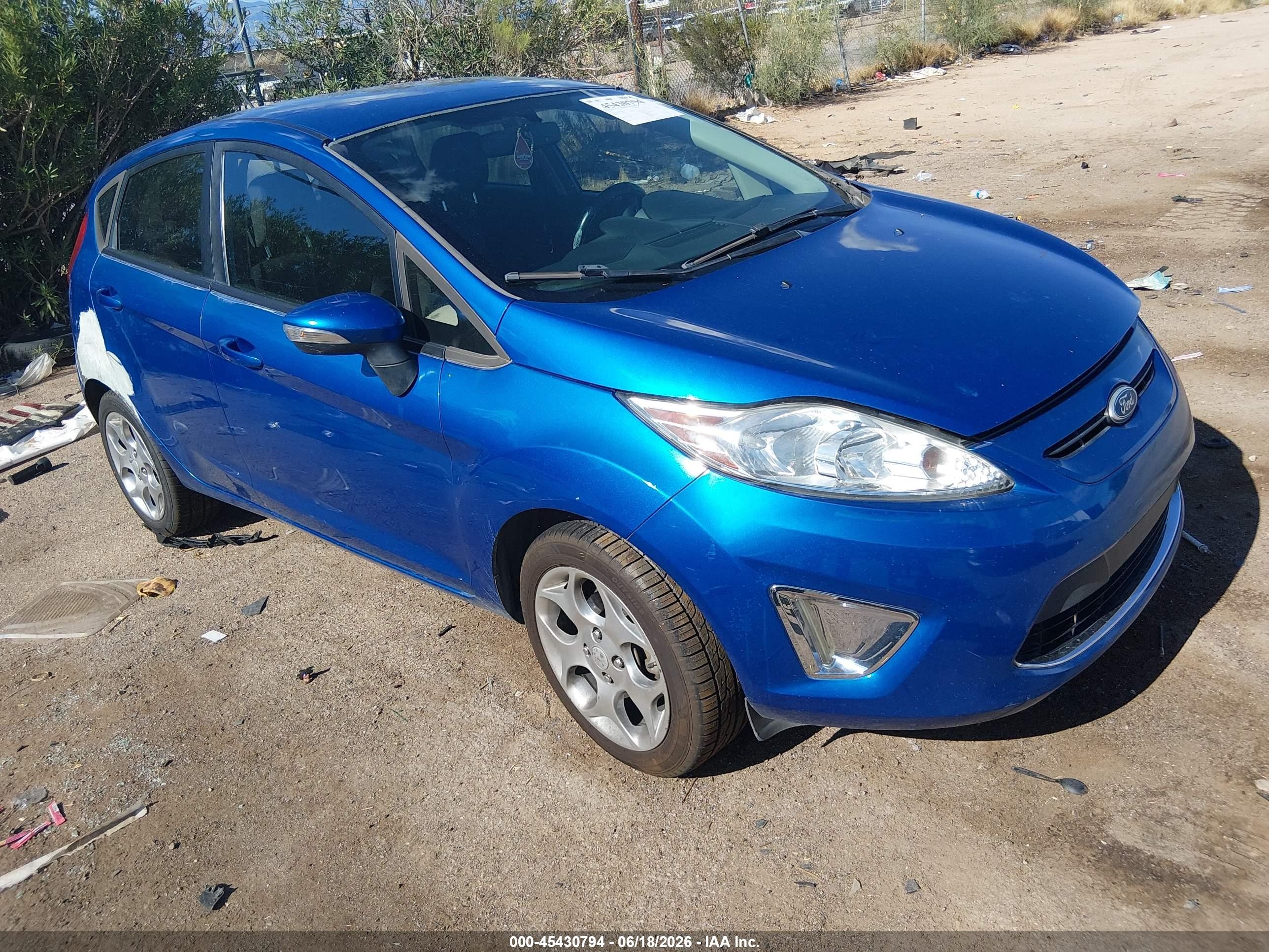 2011 Ford Fiesta Ses Blue vin: 3FADP4FJ4BM167875