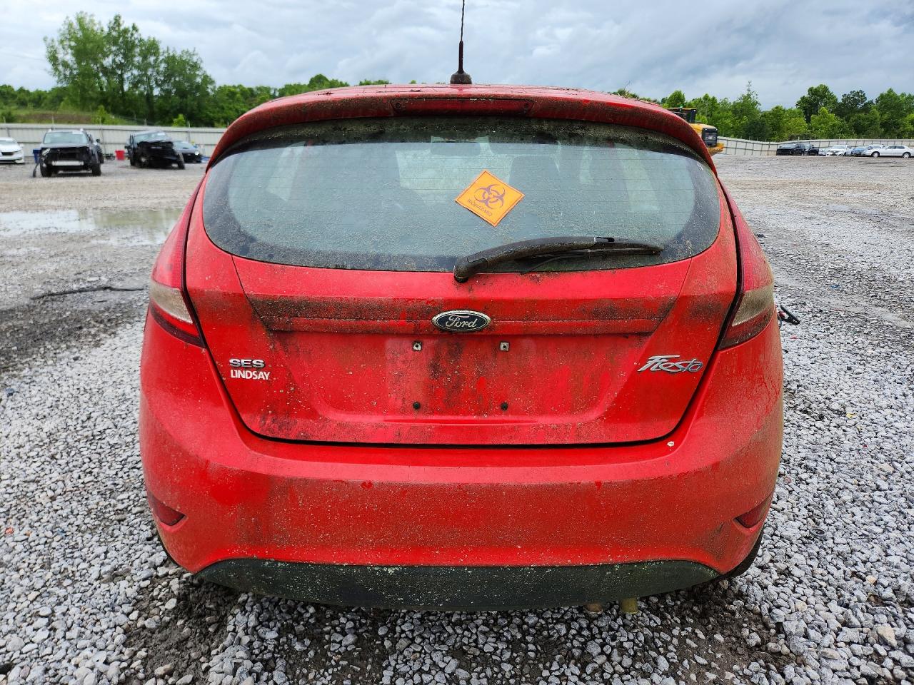 2012 Ford Fiesta Ses Red vin: 3FADP4FJ4CM173726
