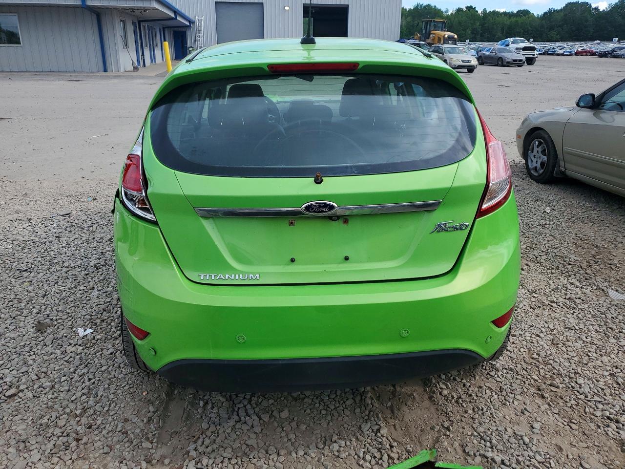 2014 Ford Fiesta Titanium Green vin: 3FADP4FJ4EM168254