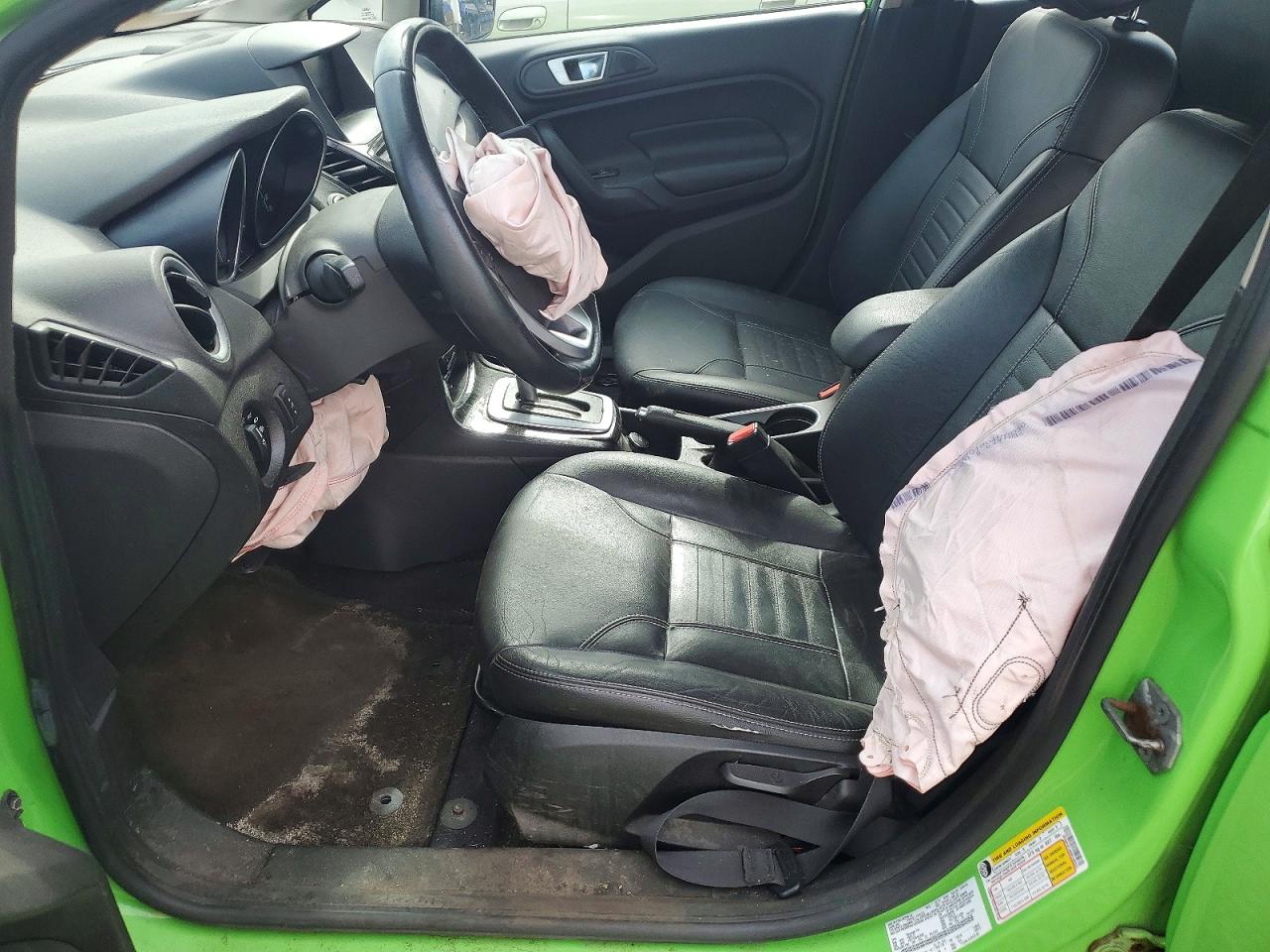2014 Ford Fiesta Titanium Green vin: 3FADP4FJ4EM168254