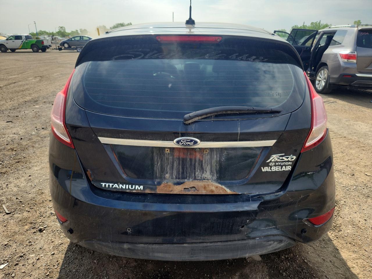 2014 Ford Fiesta Titanium Black vin: 3FADP4FJ4EM185488