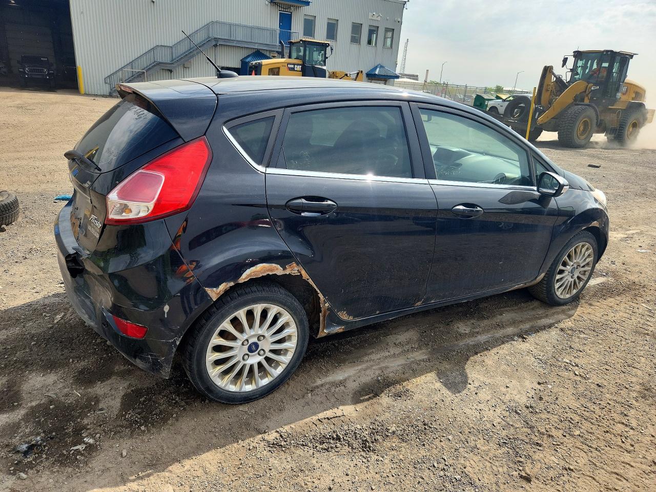 2014 Ford Fiesta Titanium Black vin: 3FADP4FJ4EM185488