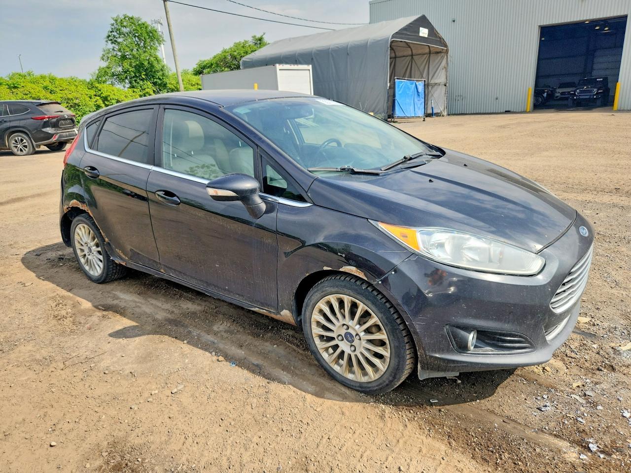 2014 Ford Fiesta Titanium Black vin: 3FADP4FJ4EM185488