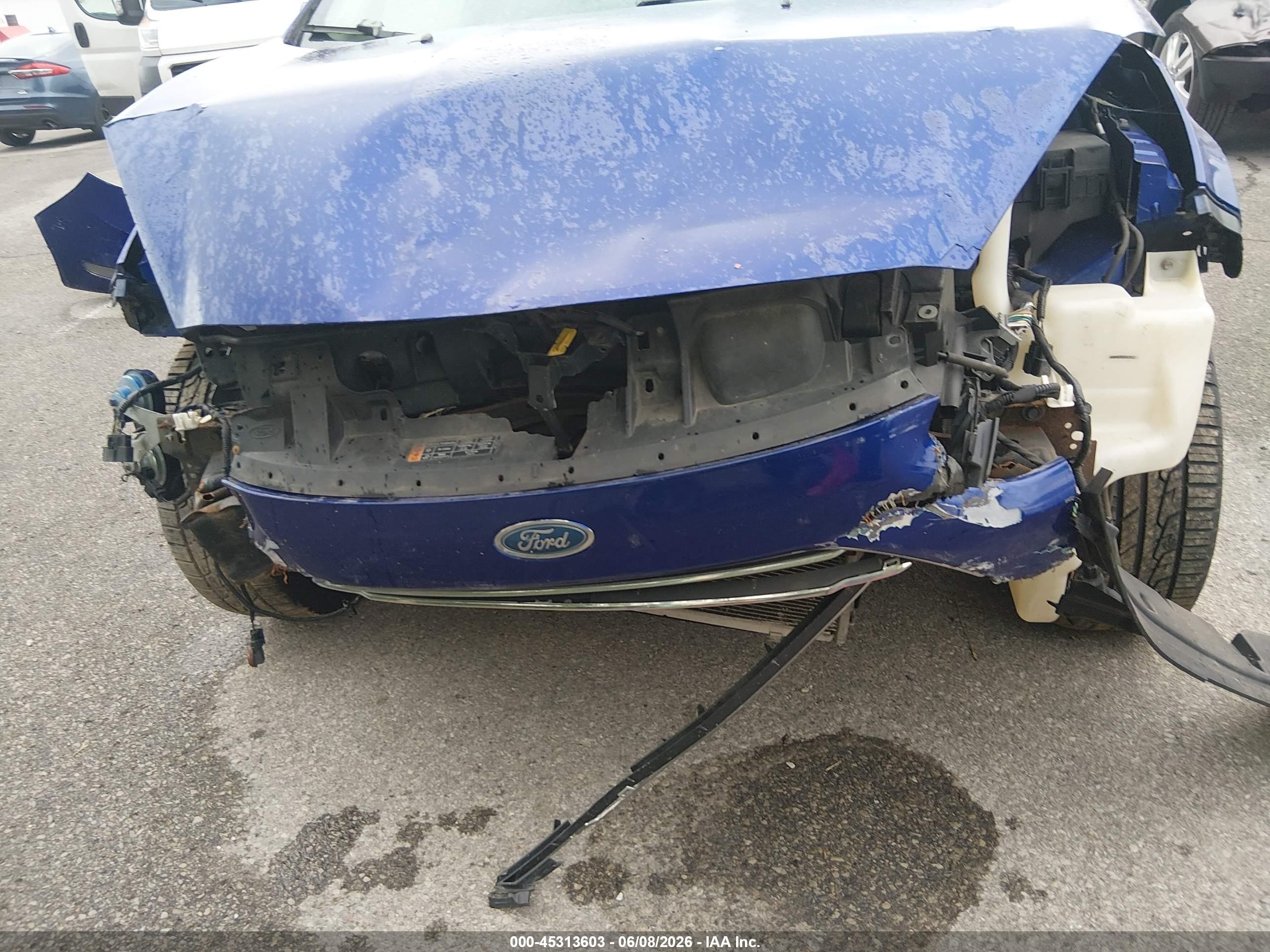 2015 Ford Fiesta Titanium Синий vin: 3FADP4FJ4FM166814