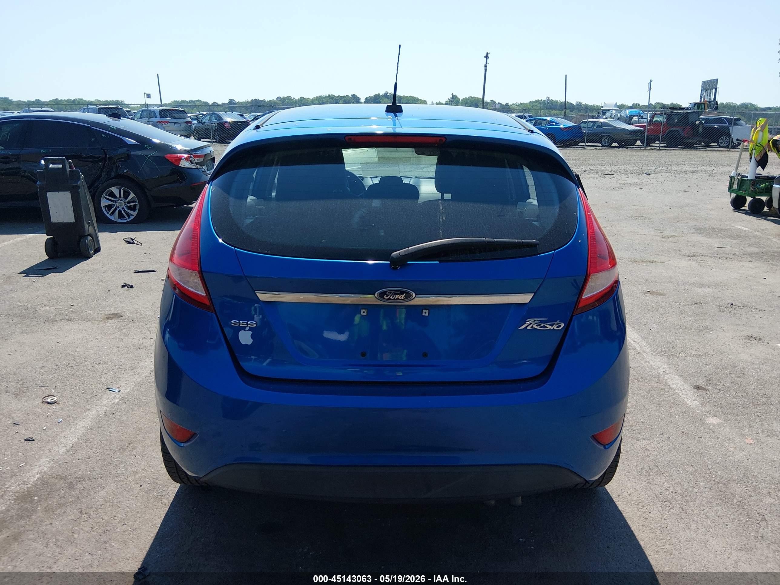 2011 Ford Fiesta Ses Blue vin: 3FADP4FJ5BM115459
