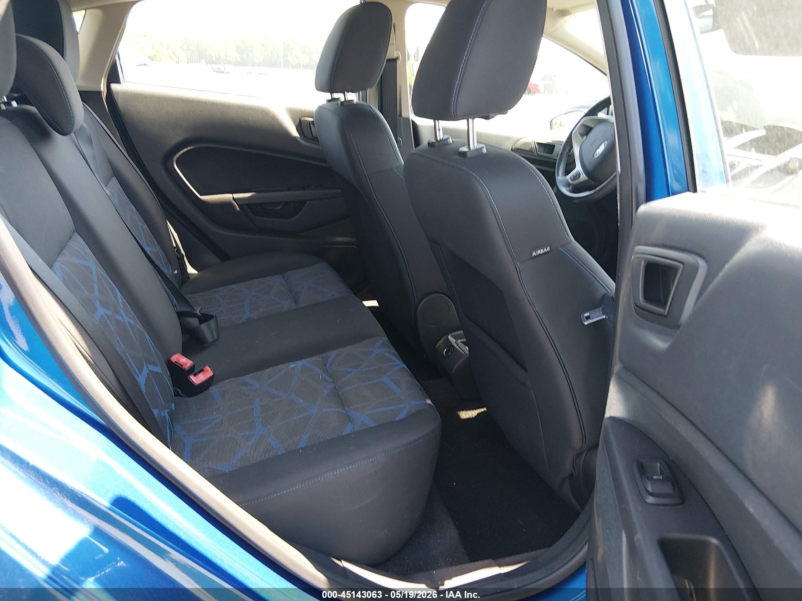 2011 Ford Fiesta Ses Blue vin: 3FADP4FJ5BM115459