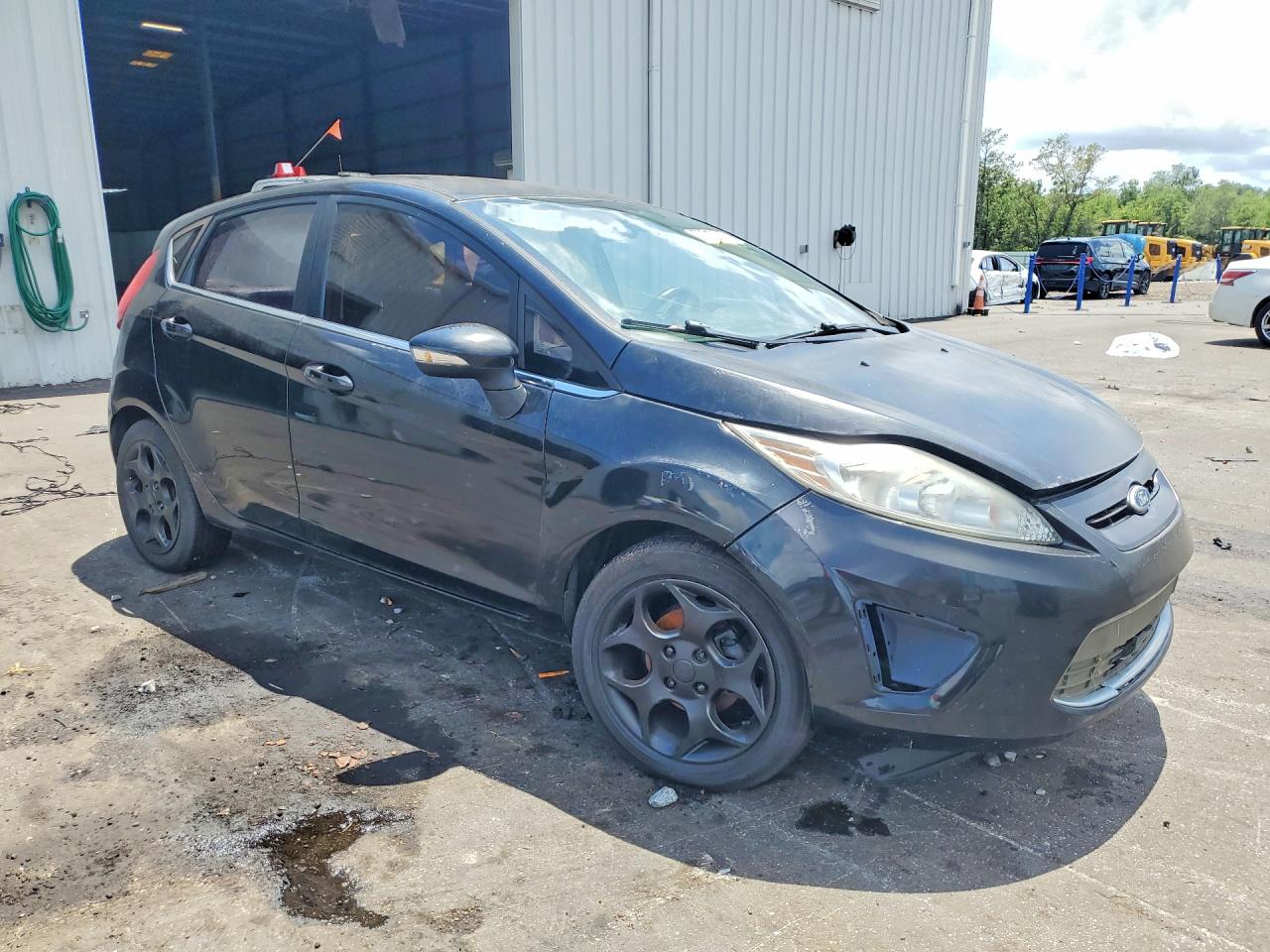 2011 Ford Fiesta Black vin: 3FADP4FJ5BM174785