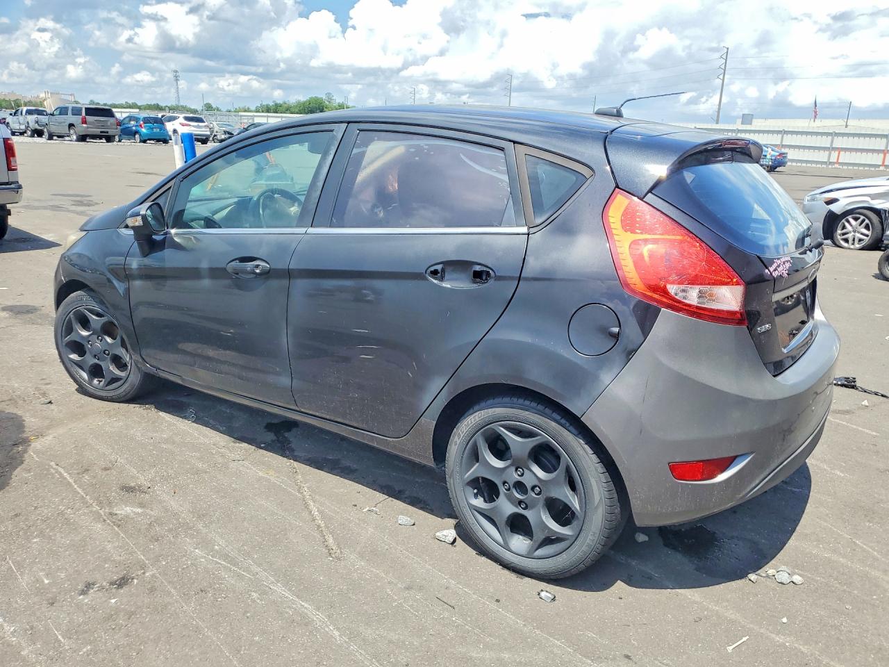 2011 Ford Fiesta Black vin: 3FADP4FJ5BM174785