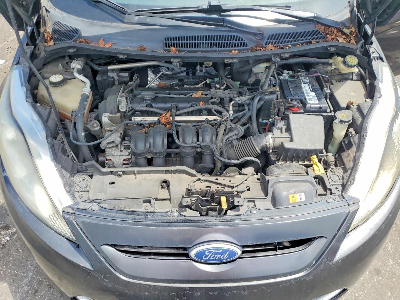 2011 Ford Fiesta Black vin: 3FADP4FJ5BM174785