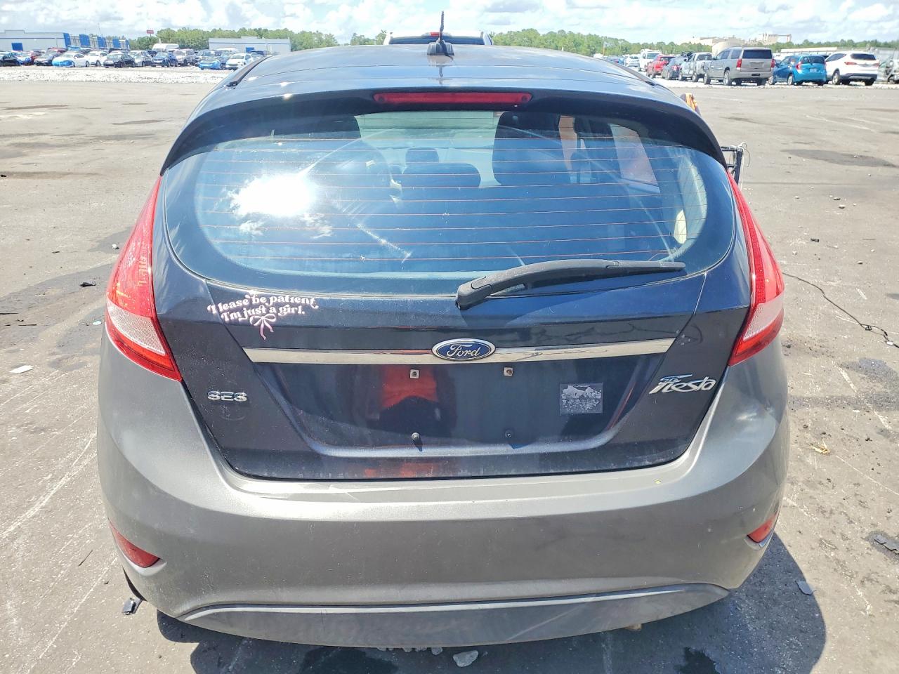 2011 Ford Fiesta Black vin: 3FADP4FJ5BM174785