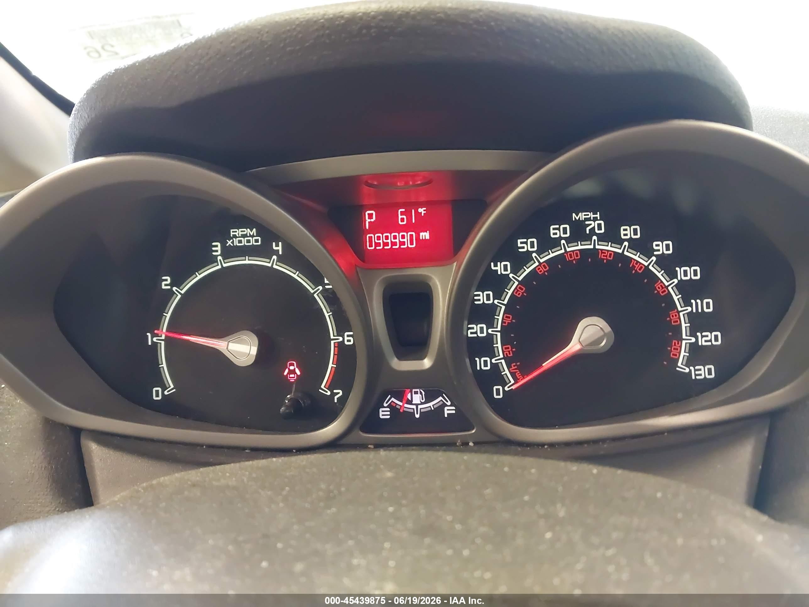 2012 Ford Fiesta Ses Yellow vin: 3FADP4FJ5CM161200