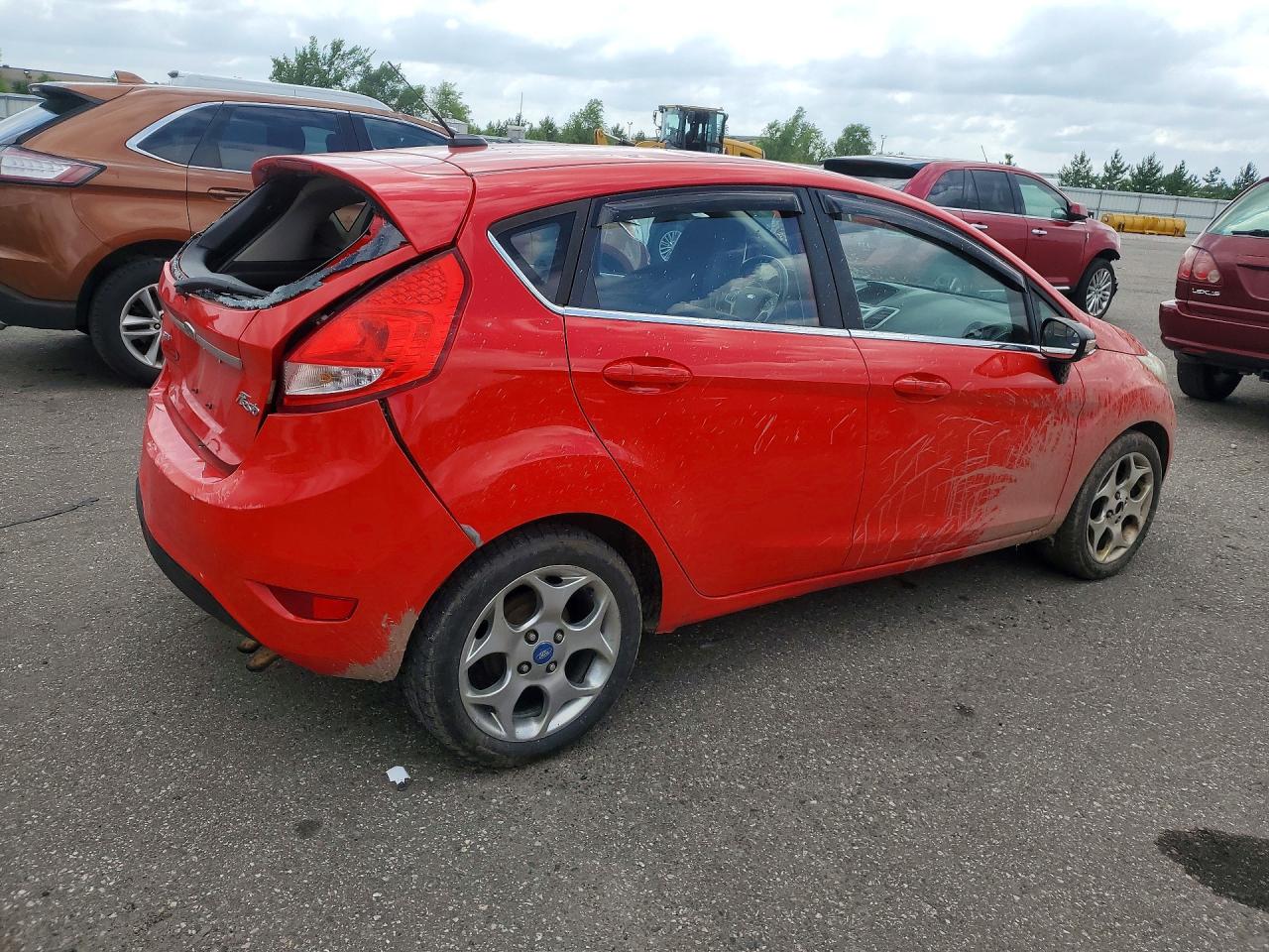 2012 Ford Fiesta Ses Red vin: 3FADP4FJ5CM196819