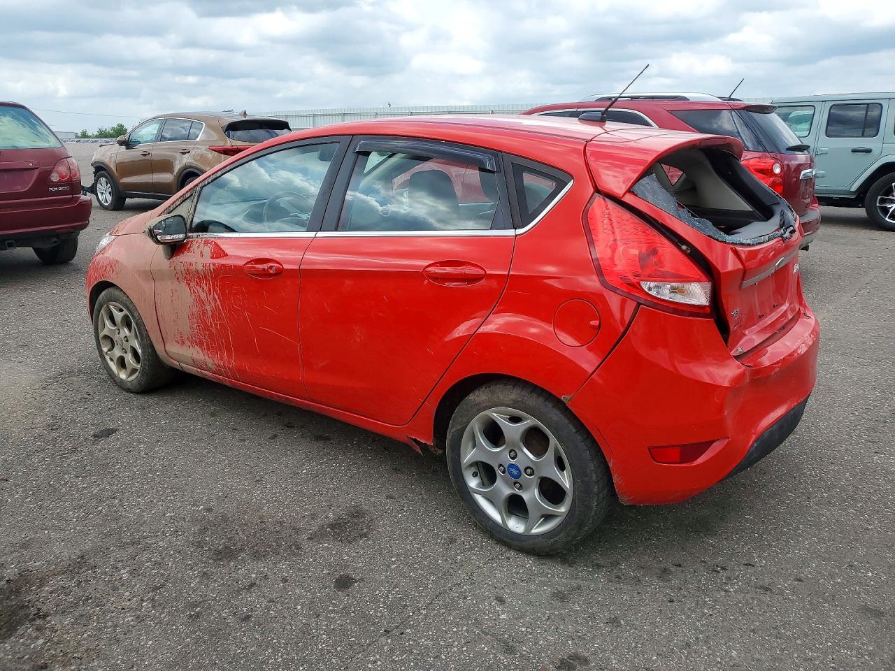 2012 Ford Fiesta Ses Red vin: 3FADP4FJ5CM196819