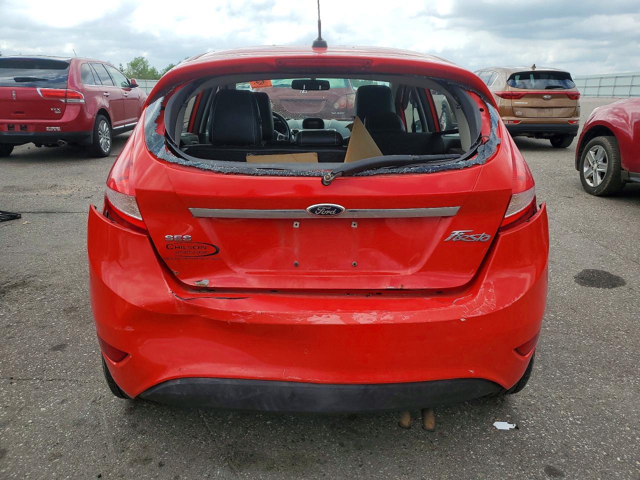 2012 Ford Fiesta Ses Red vin: 3FADP4FJ5CM196819