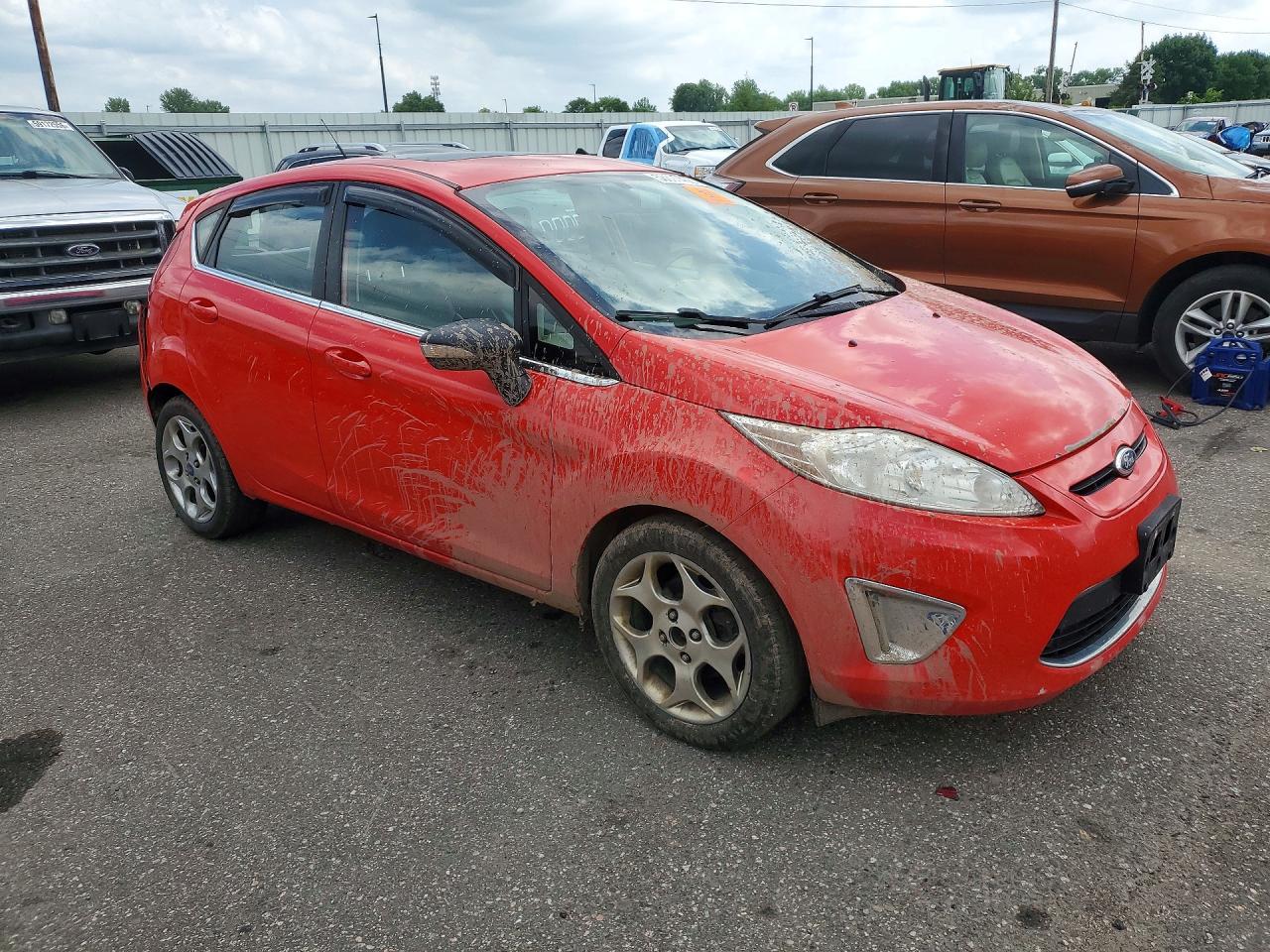 2012 Ford Fiesta Ses Red vin: 3FADP4FJ5CM196819
