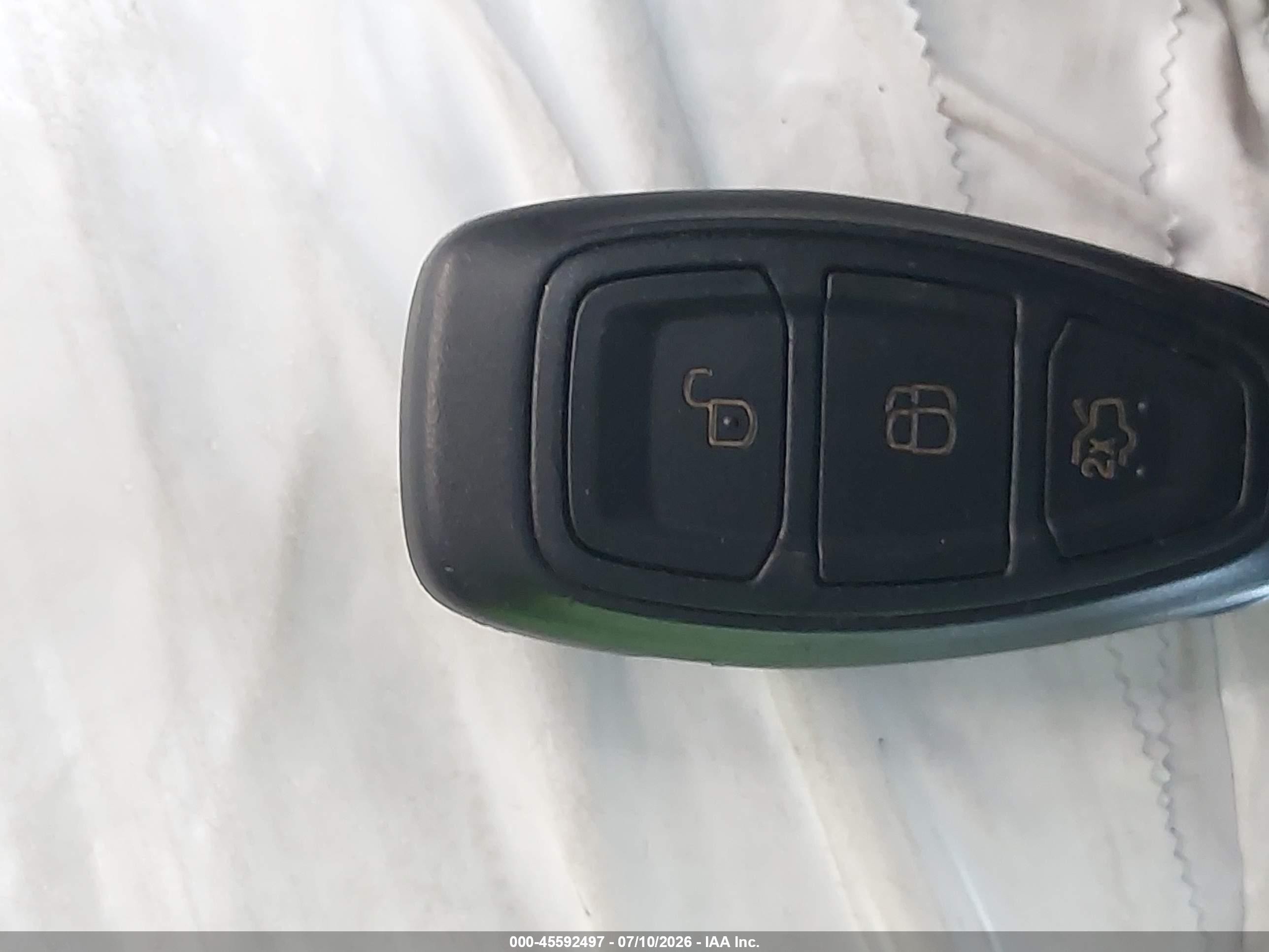 2015 Ford Fiesta Titanium Серый vin: 3FADP4FJ5FM110297
