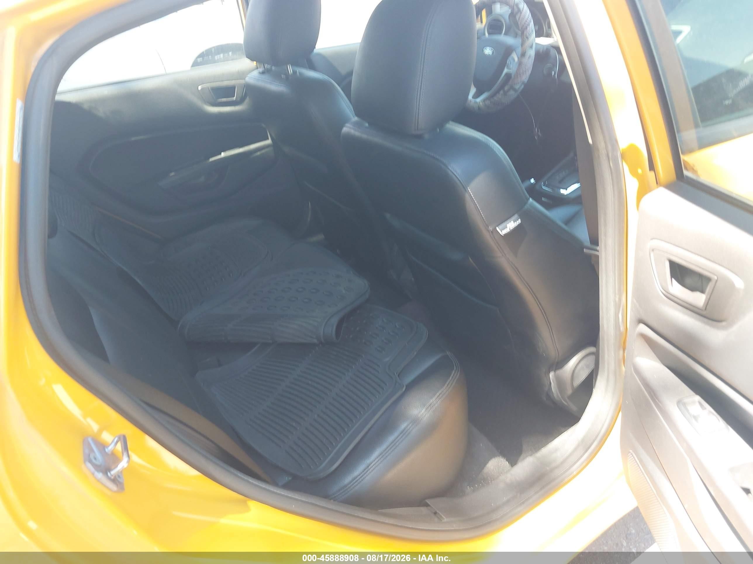 2011 Ford Fiesta Ses Yellow vin: 3FADP4FJ6BM102722