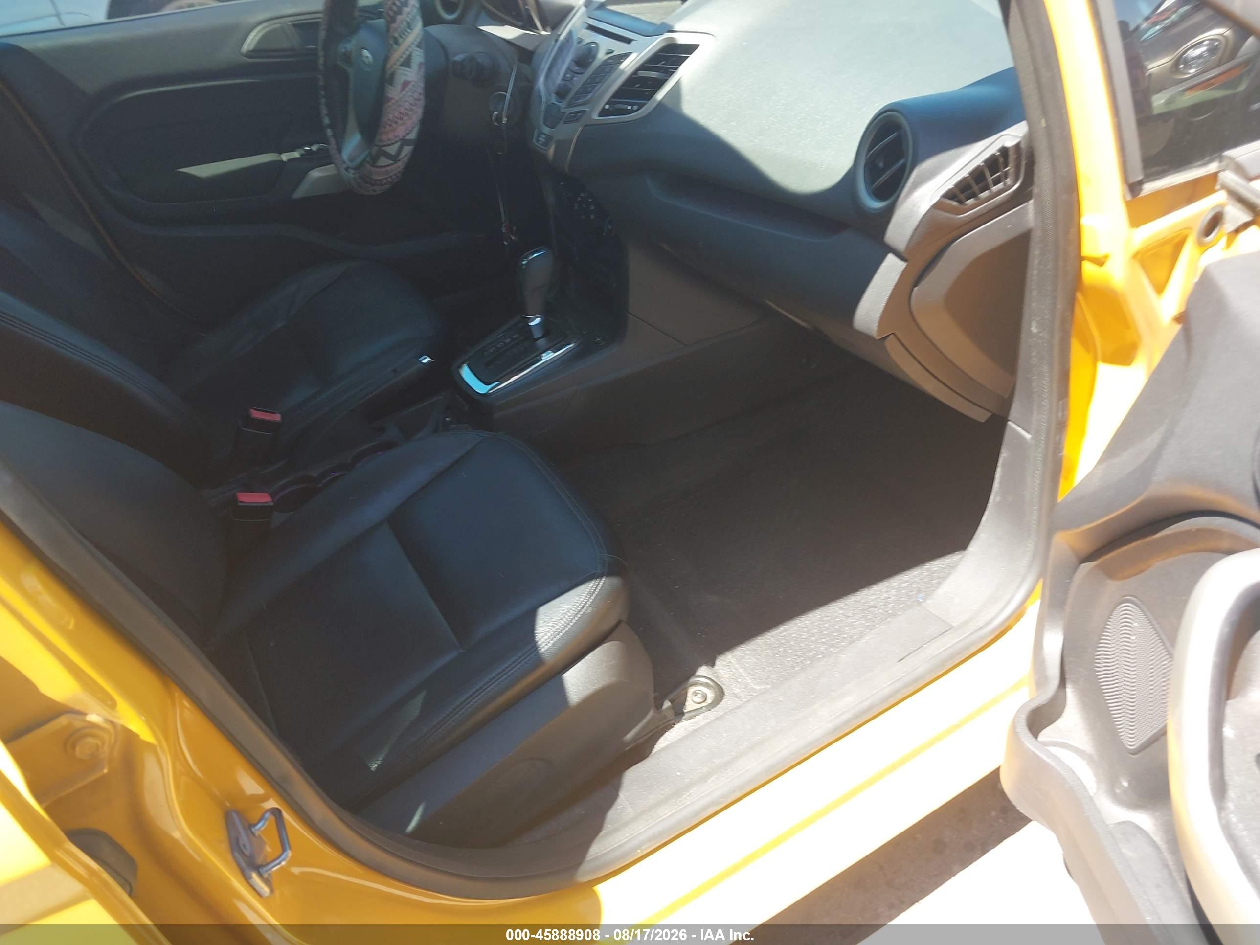 2011 Ford Fiesta Ses Yellow vin: 3FADP4FJ6BM102722