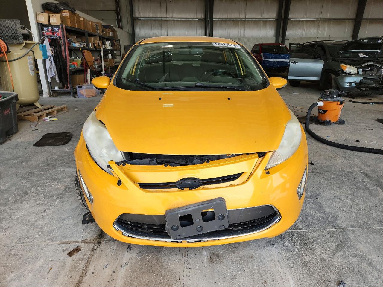 2011 Ford Fiesta Ses Yellow vin: 3FADP4FJ6BM114143