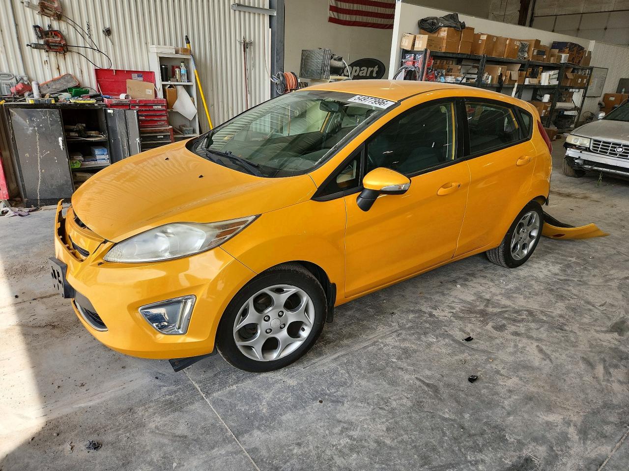 2011 Ford Fiesta Ses Yellow vin: 3FADP4FJ6BM114143