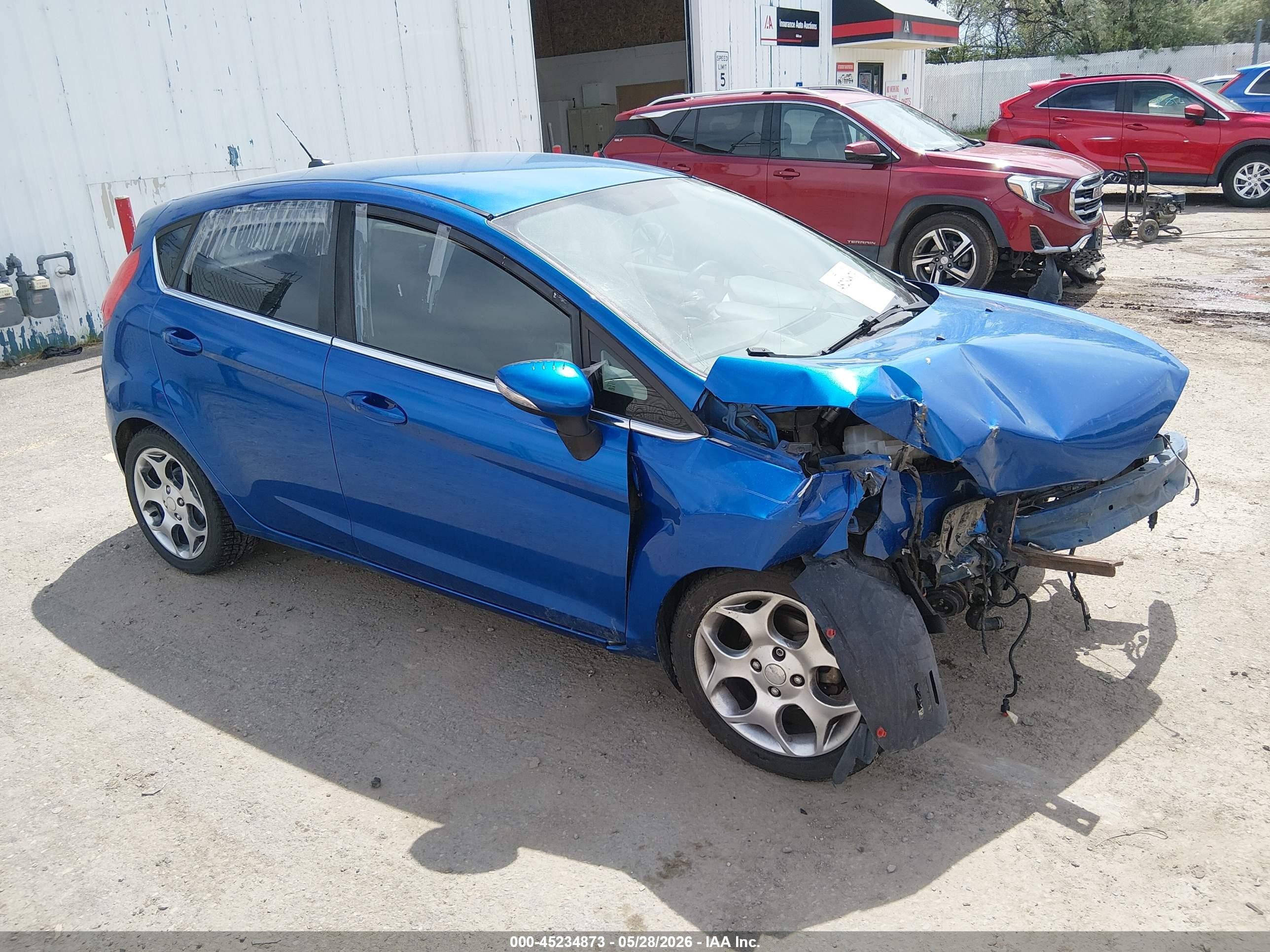2011 Ford Fiesta Ses Blue vin: 3FADP4FJ6BM148972