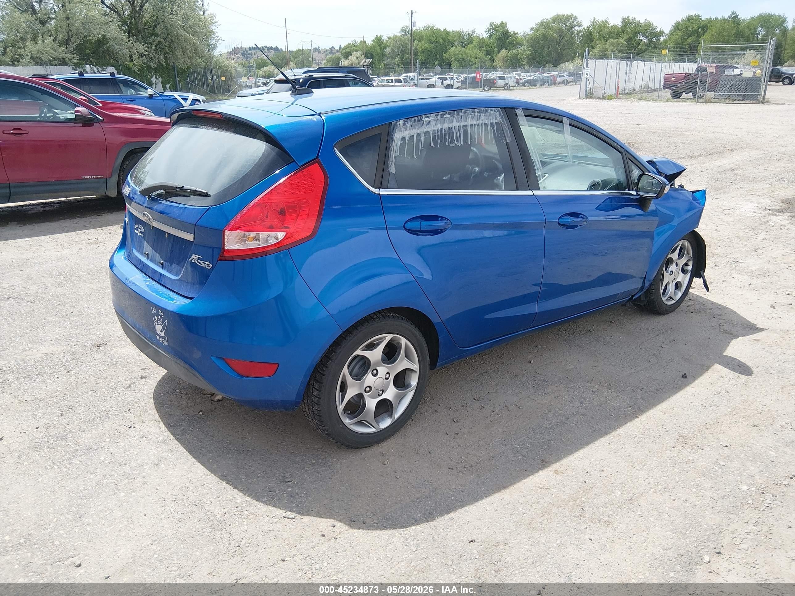 2011 Ford Fiesta Ses Blue vin: 3FADP4FJ6BM148972