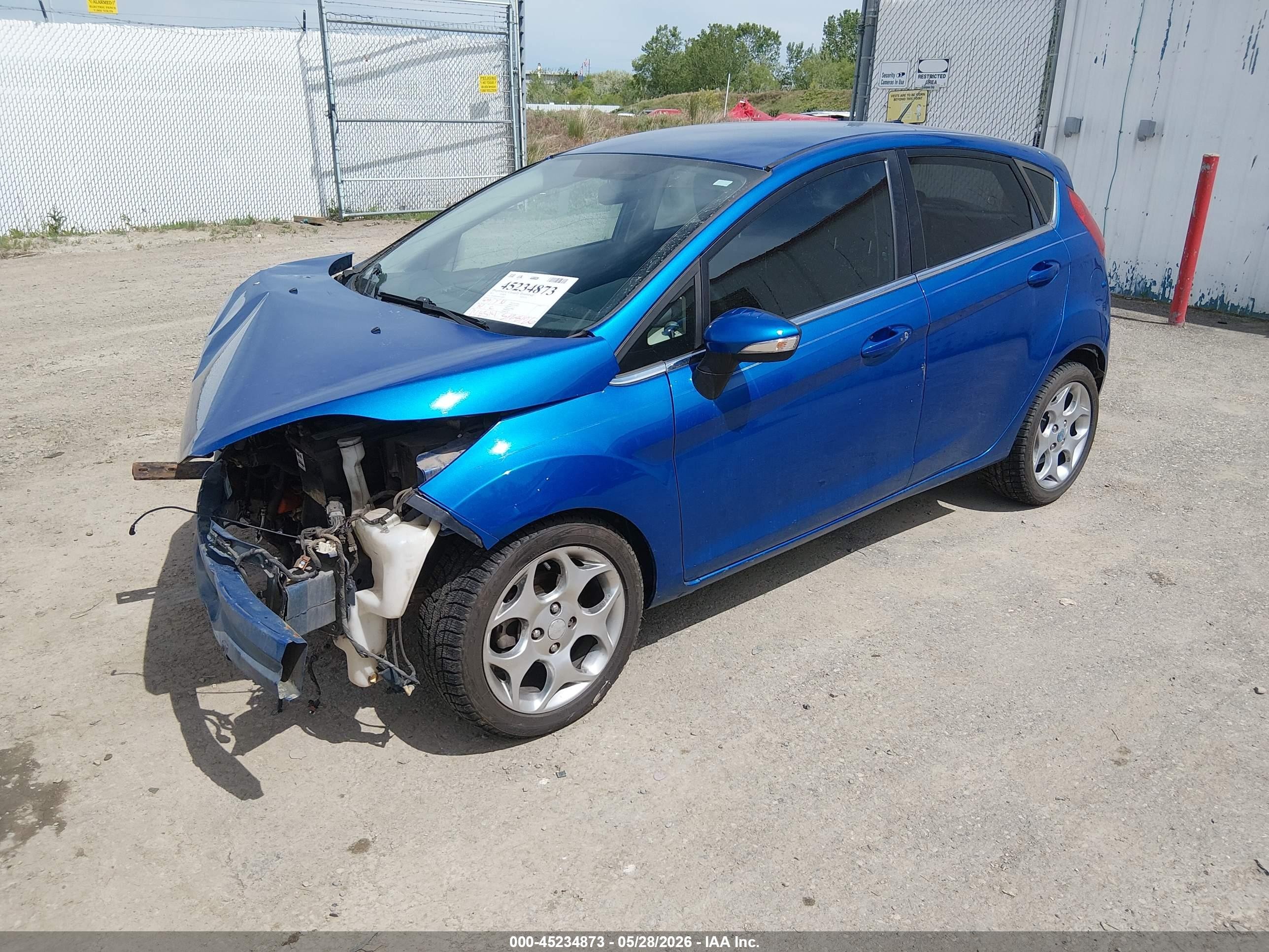2011 Ford Fiesta Ses Blue vin: 3FADP4FJ6BM148972