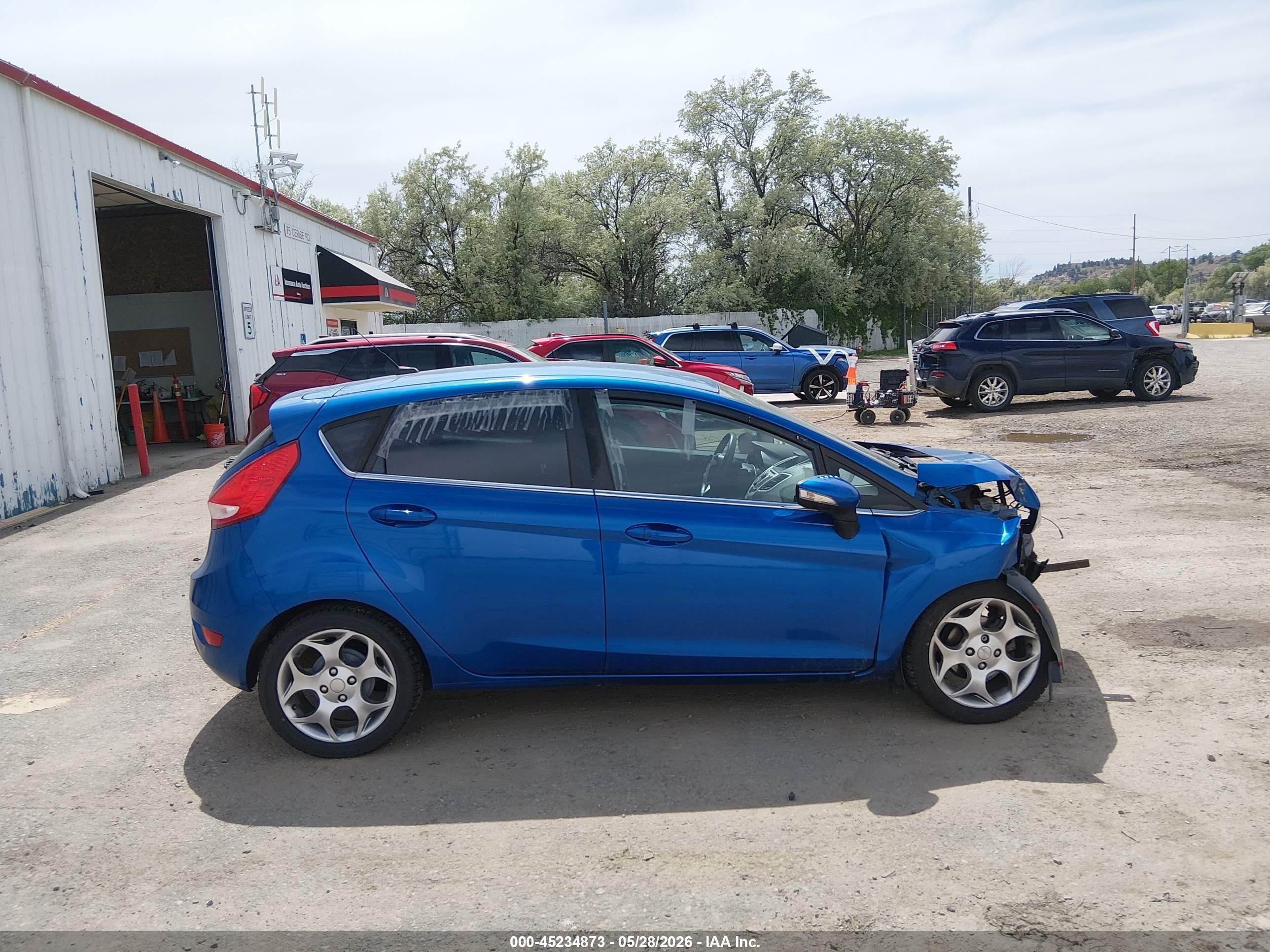 2011 Ford Fiesta Ses Blue vin: 3FADP4FJ6BM148972