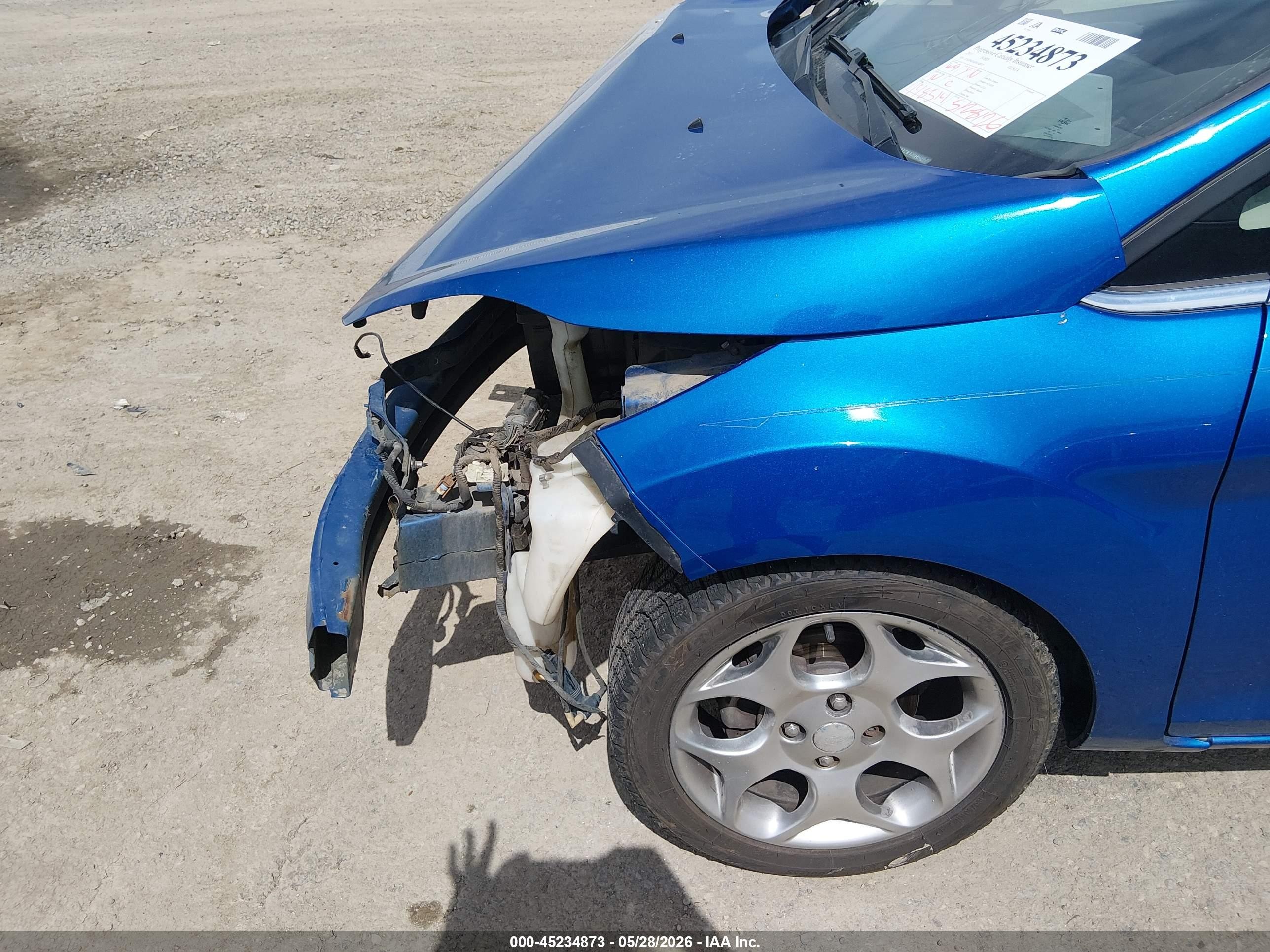 2011 Ford Fiesta Ses Blue vin: 3FADP4FJ6BM148972