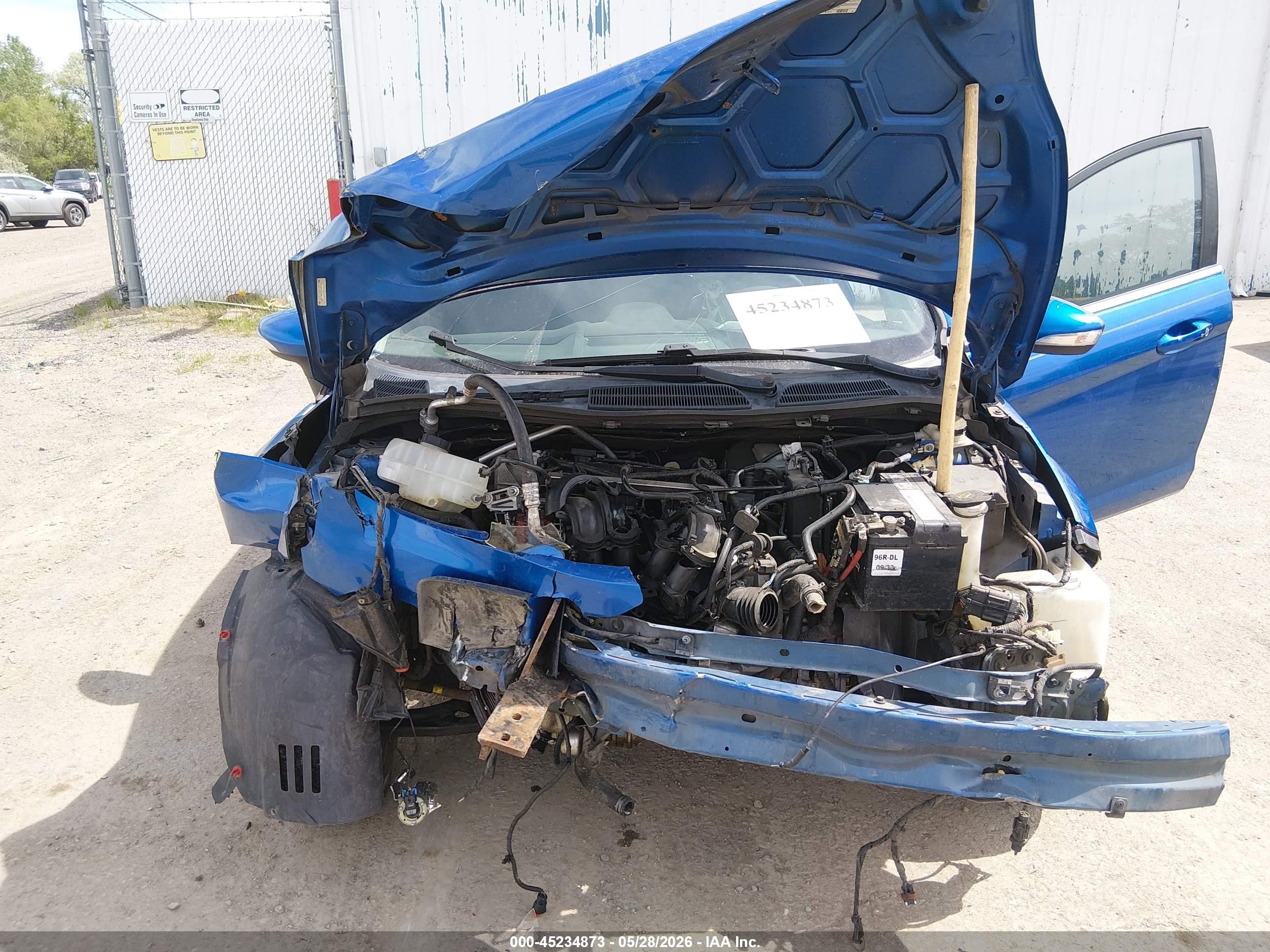 2011 Ford Fiesta Ses Blue vin: 3FADP4FJ6BM148972