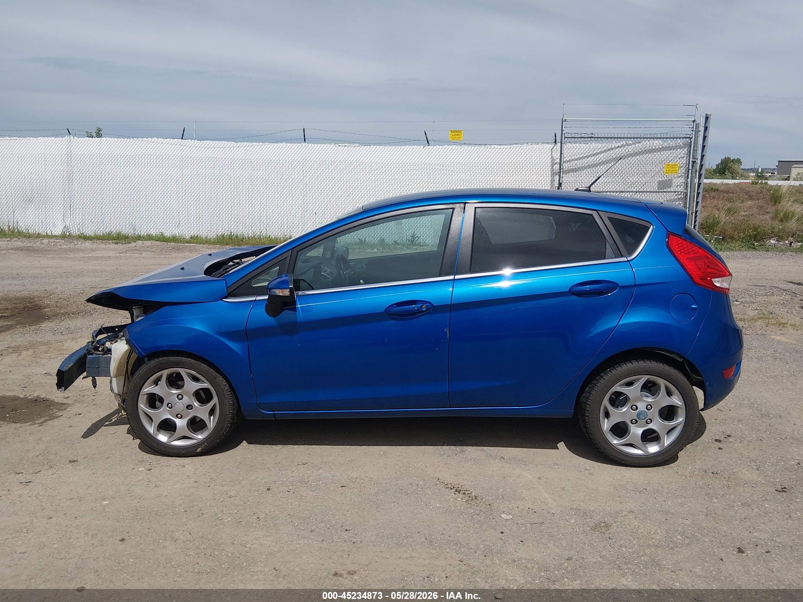 2011 Ford Fiesta Ses Blue vin: 3FADP4FJ6BM148972