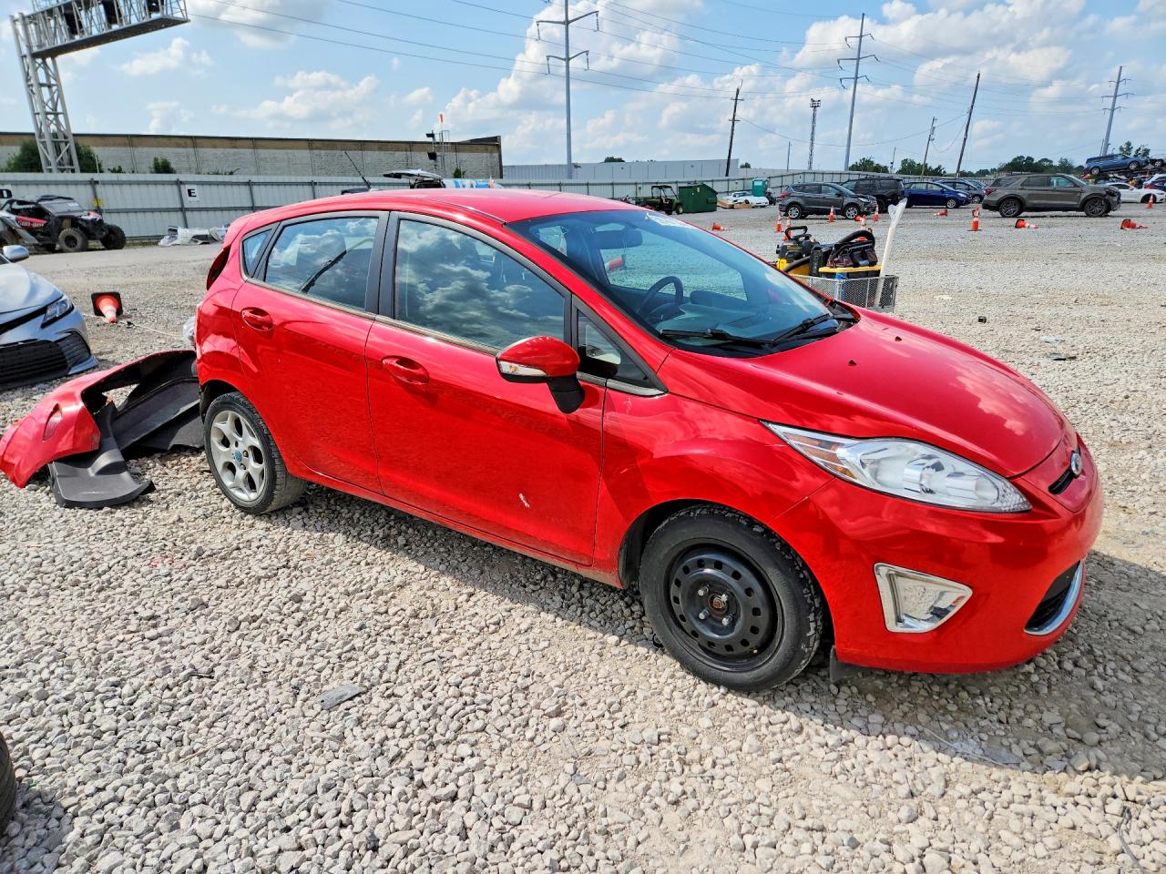 2012 Ford Fiesta Ses Red vin: 3FADP4FJ6CM115083