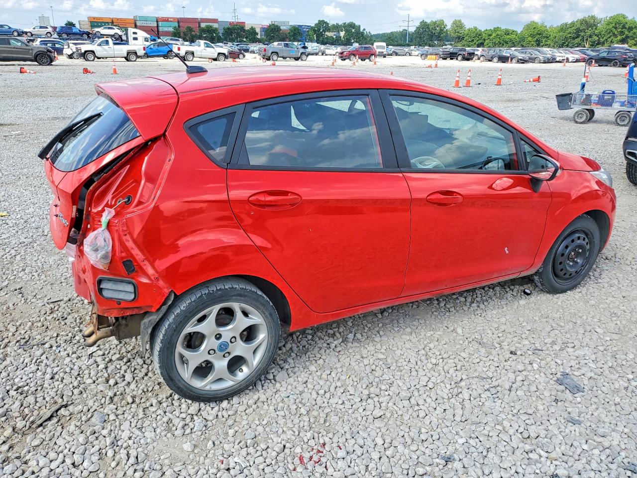 2012 Ford Fiesta Ses Red vin: 3FADP4FJ6CM115083