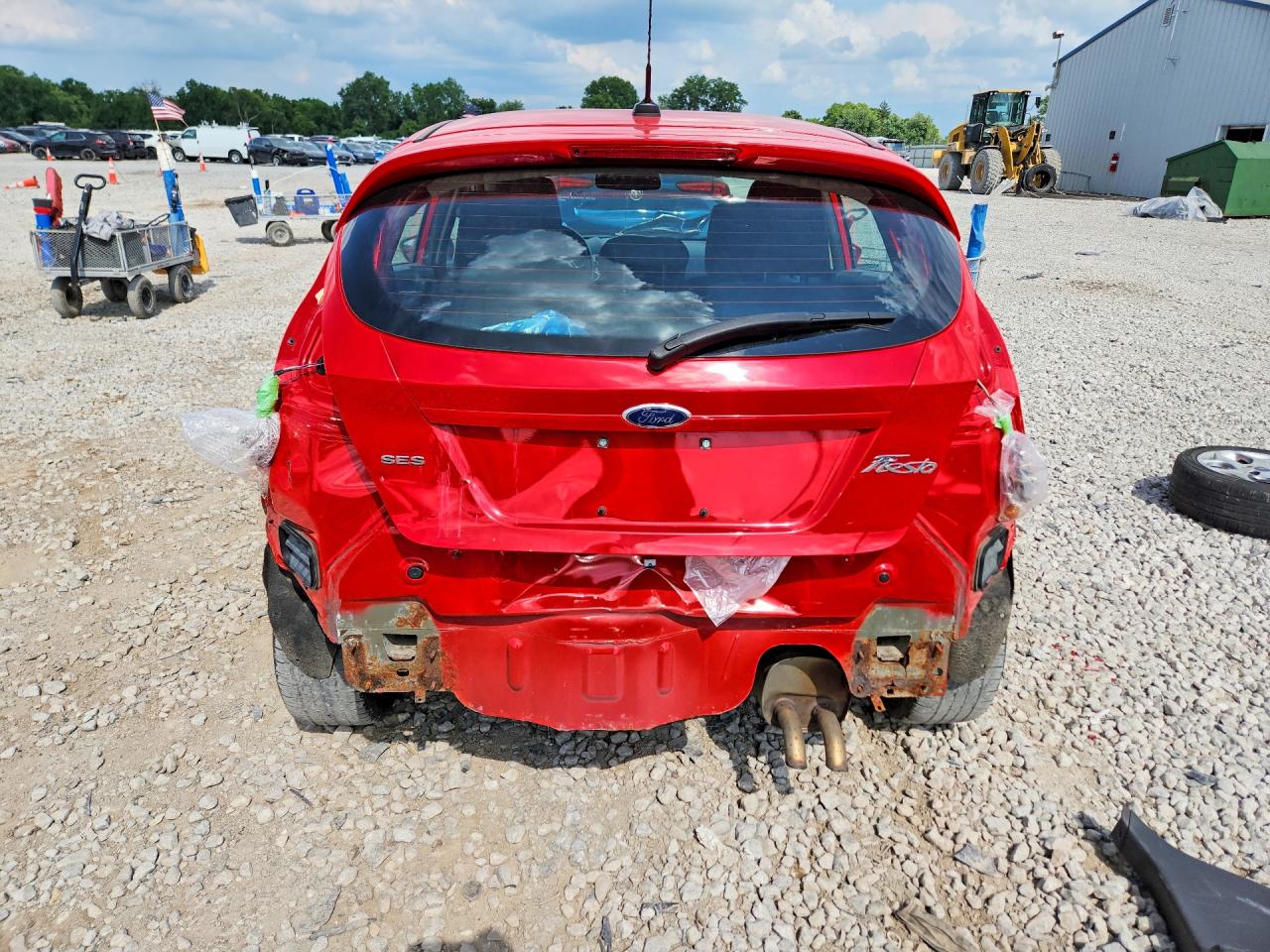 2012 Ford Fiesta Ses Red vin: 3FADP4FJ6CM115083