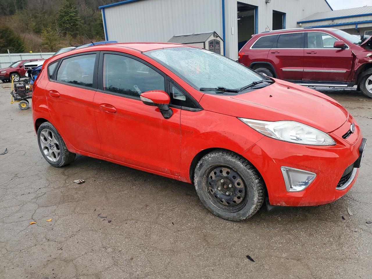 2012 Ford Fiesta Ses Red vin: 3FADP4FJ6CM195100