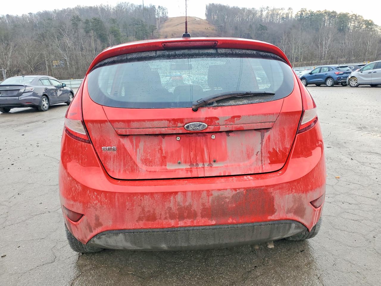 2012 Ford Fiesta Ses Red vin: 3FADP4FJ6CM195100