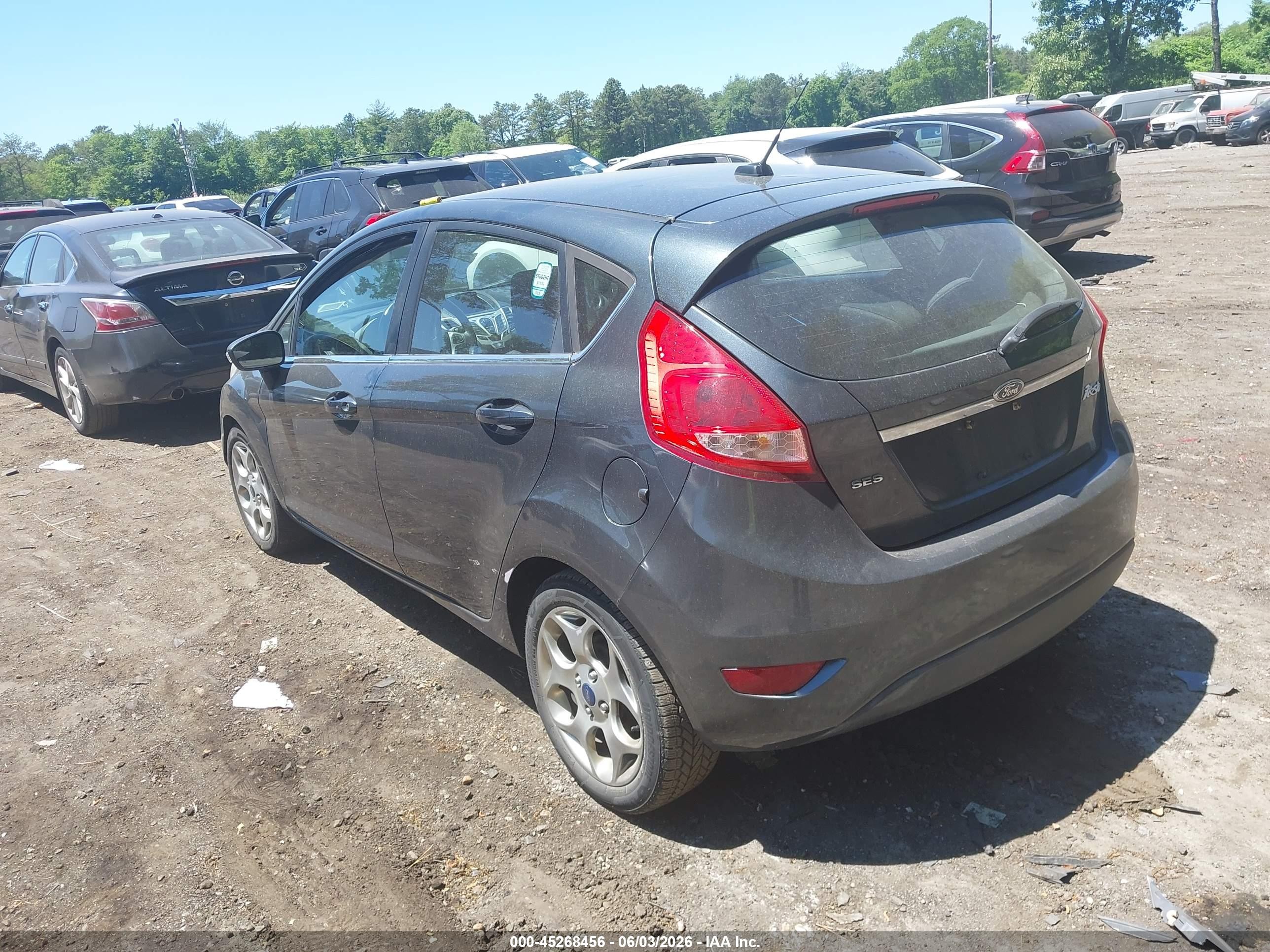 2011 Ford Fiesta Ses Blue vin: 3FADP4FJ7BM147006