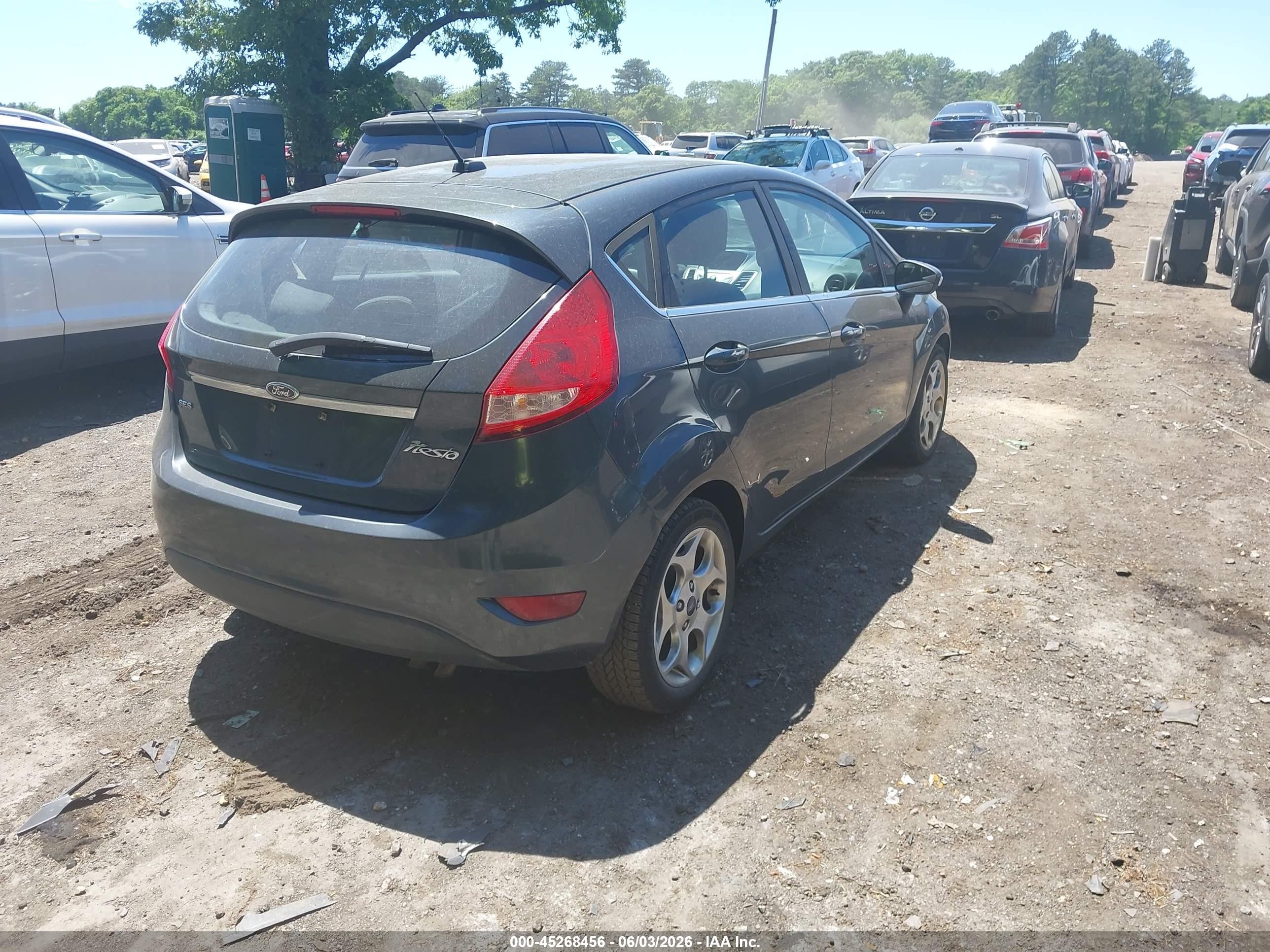 2011 Ford Fiesta Ses Blue vin: 3FADP4FJ7BM147006