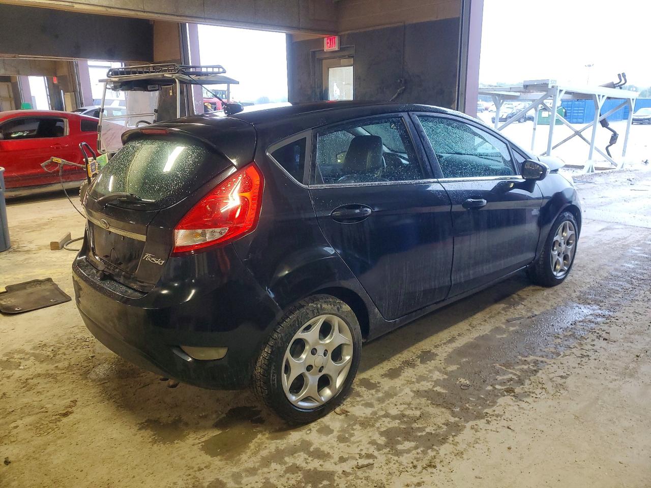 2011 Ford Fiesta Ses Black vin: 3FADP4FJ7BM196299