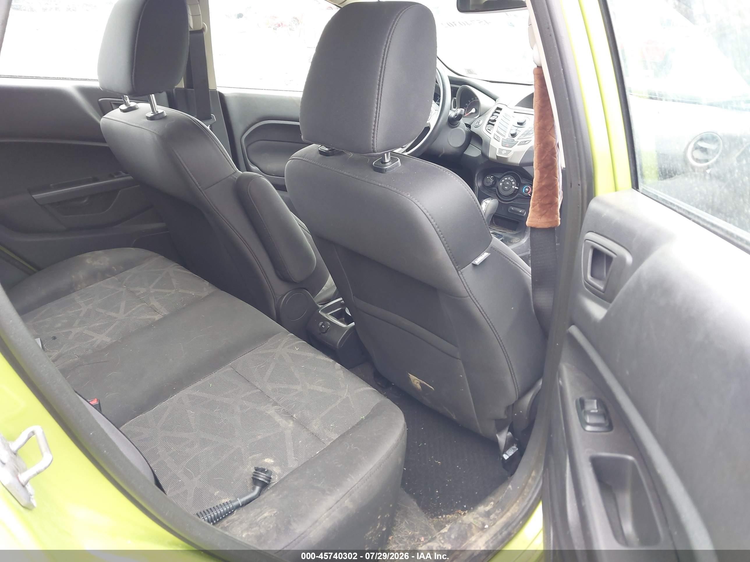 2012 Ford Fiesta Ses Green vin: 3FADP4FJ7CM117943