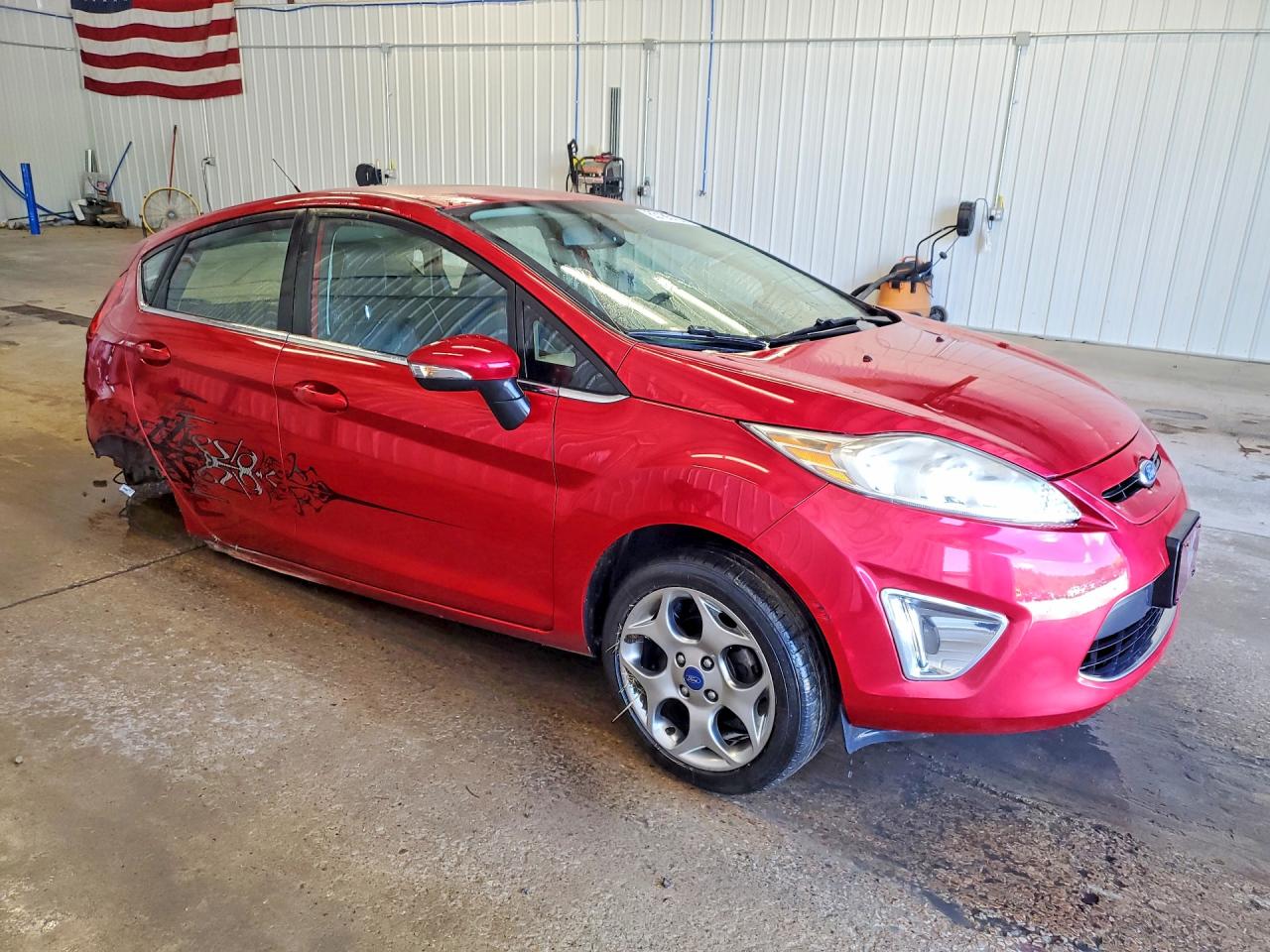 2012 Ford Fiesta Ses Red vin: 3FADP4FJ7CM150294
