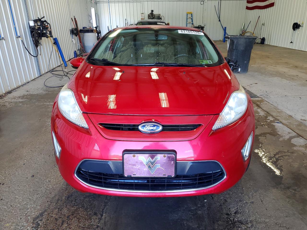 2012 Ford Fiesta Ses Red vin: 3FADP4FJ7CM150294